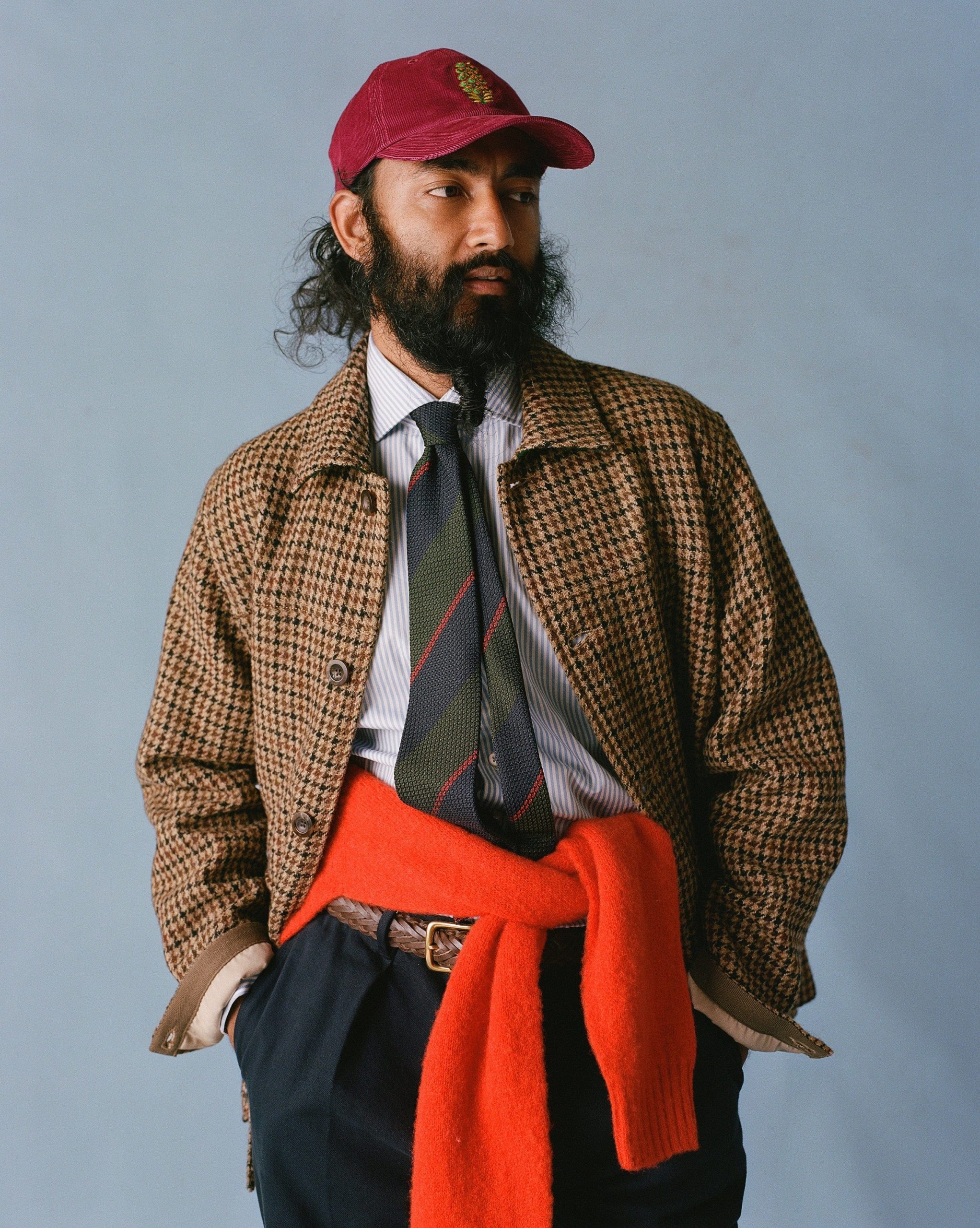 Houndstooth Check Harris Tweed Donkey Jacket - Image 11