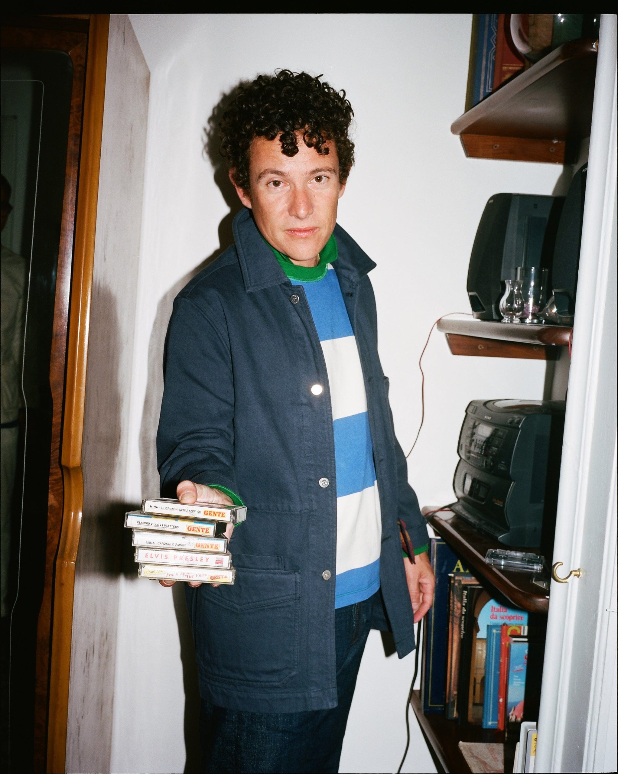 Navy Heavy Twill Cotton Five-Pocket Chore Jacket - Image 8