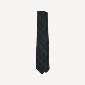 Blackwatch Fine Woven Grenadine Silk Tipped Tie