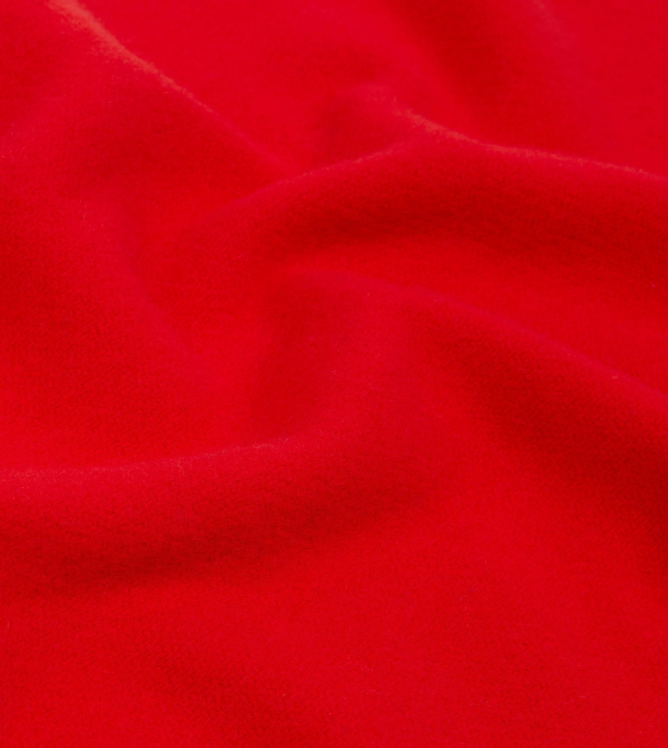 Red Solid Wool Scarf - Image 2