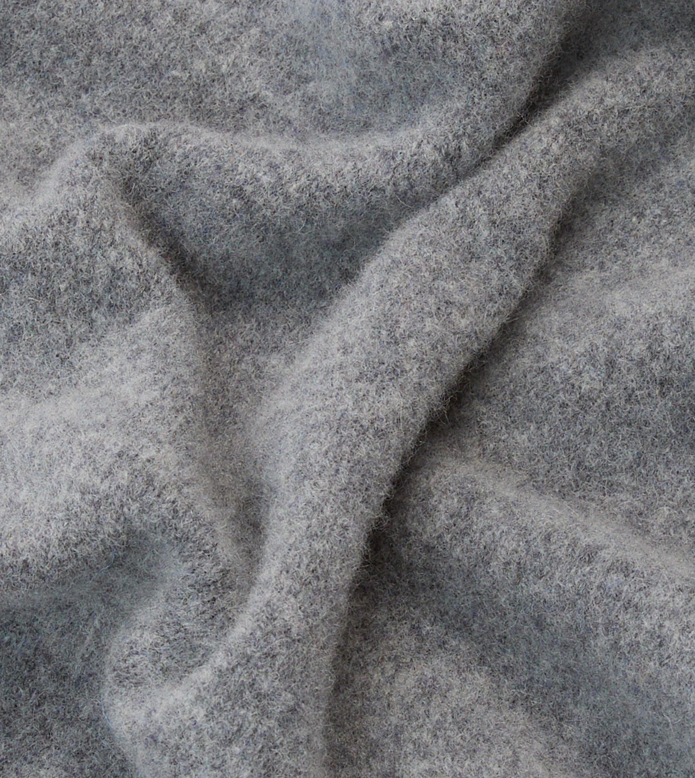 Grey Lambswool Triangle Neck Scarf - Image 2