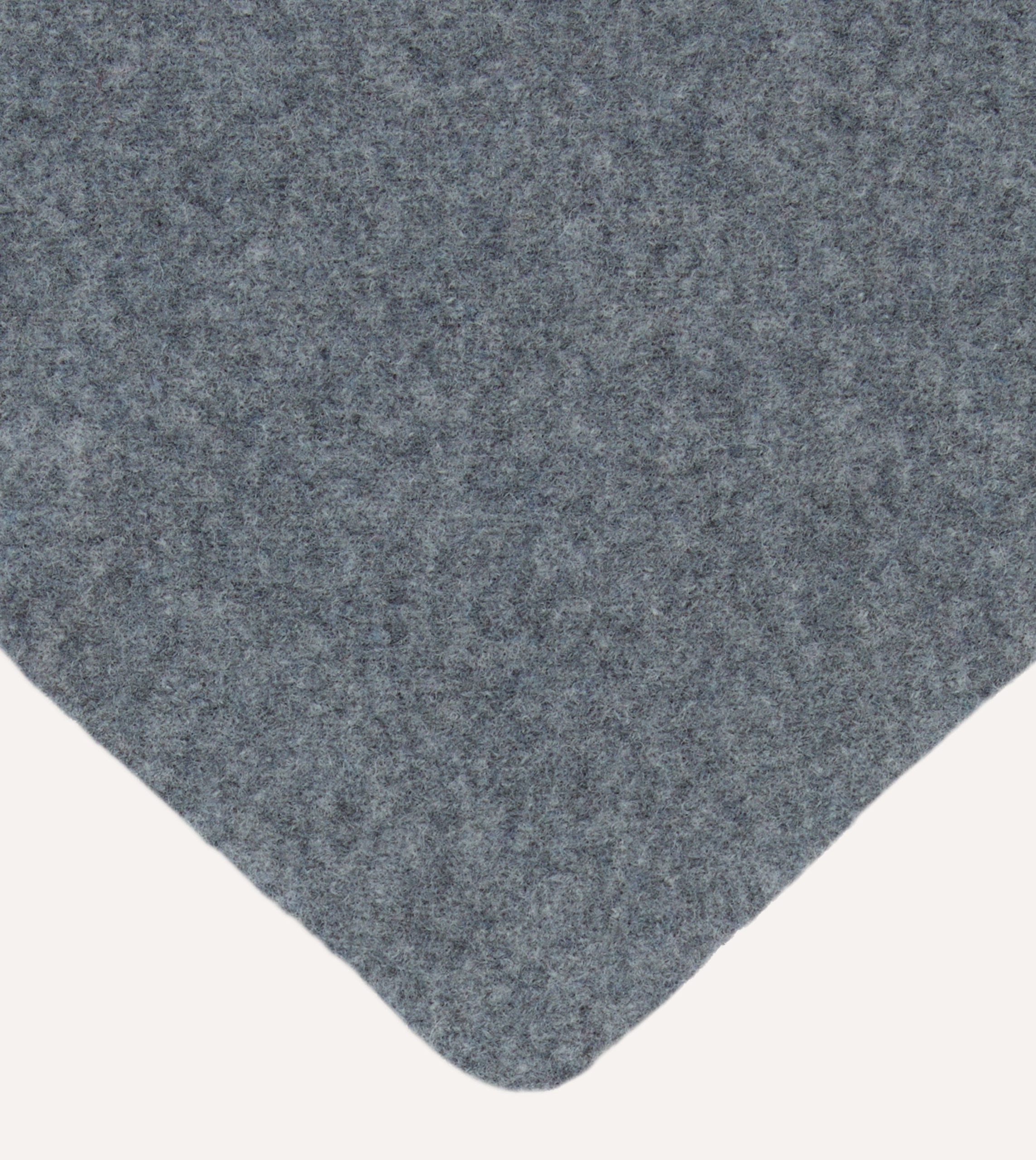 Grey Lambswool Triangle Neck Scarf - Image 3