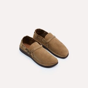 Aurora for Drake's Middle English Light Brown Roughout Leather Shoe
