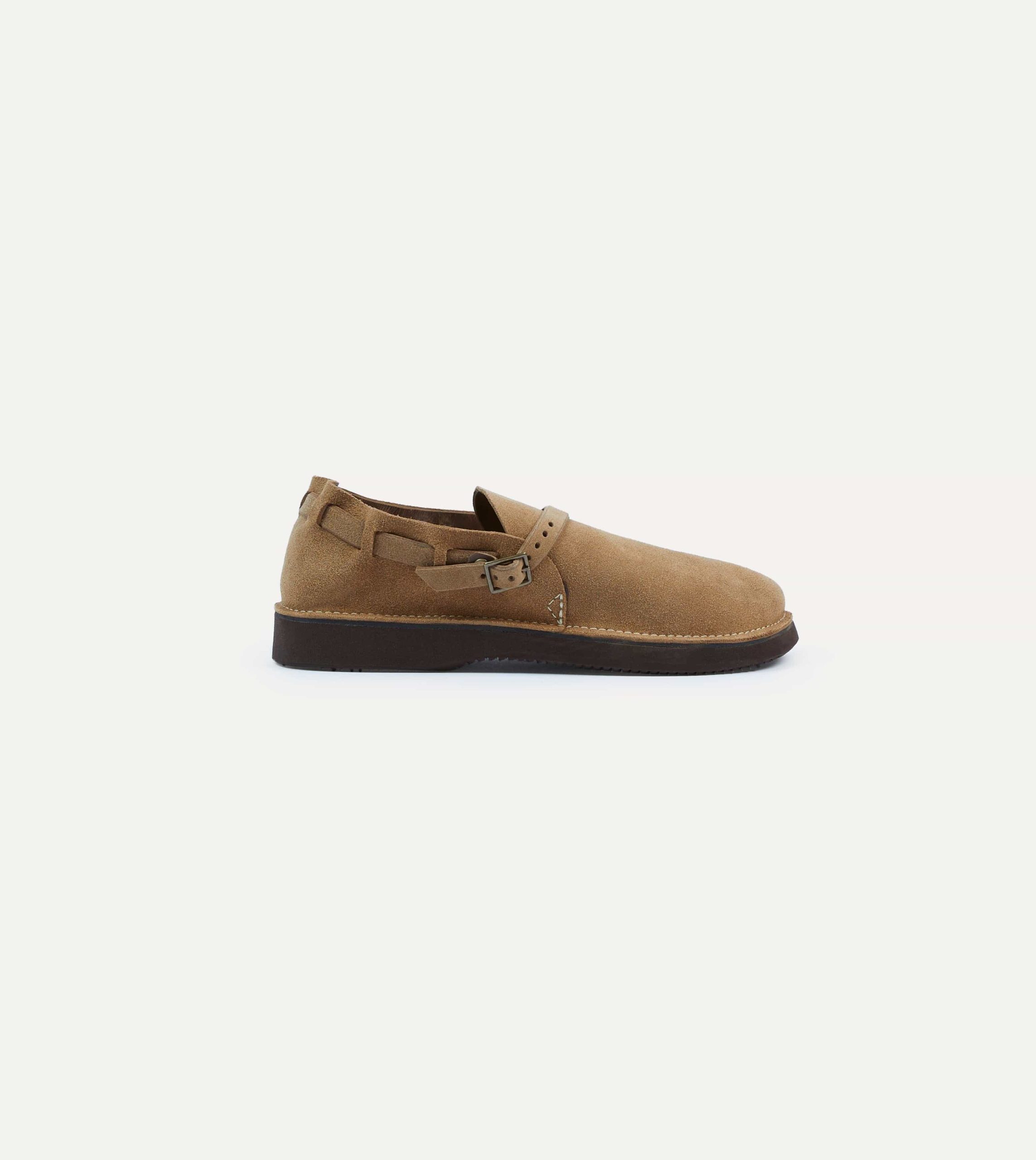 Aurora for Drake's Middle English Light Brown Roughout Leather Shoe - Image 6