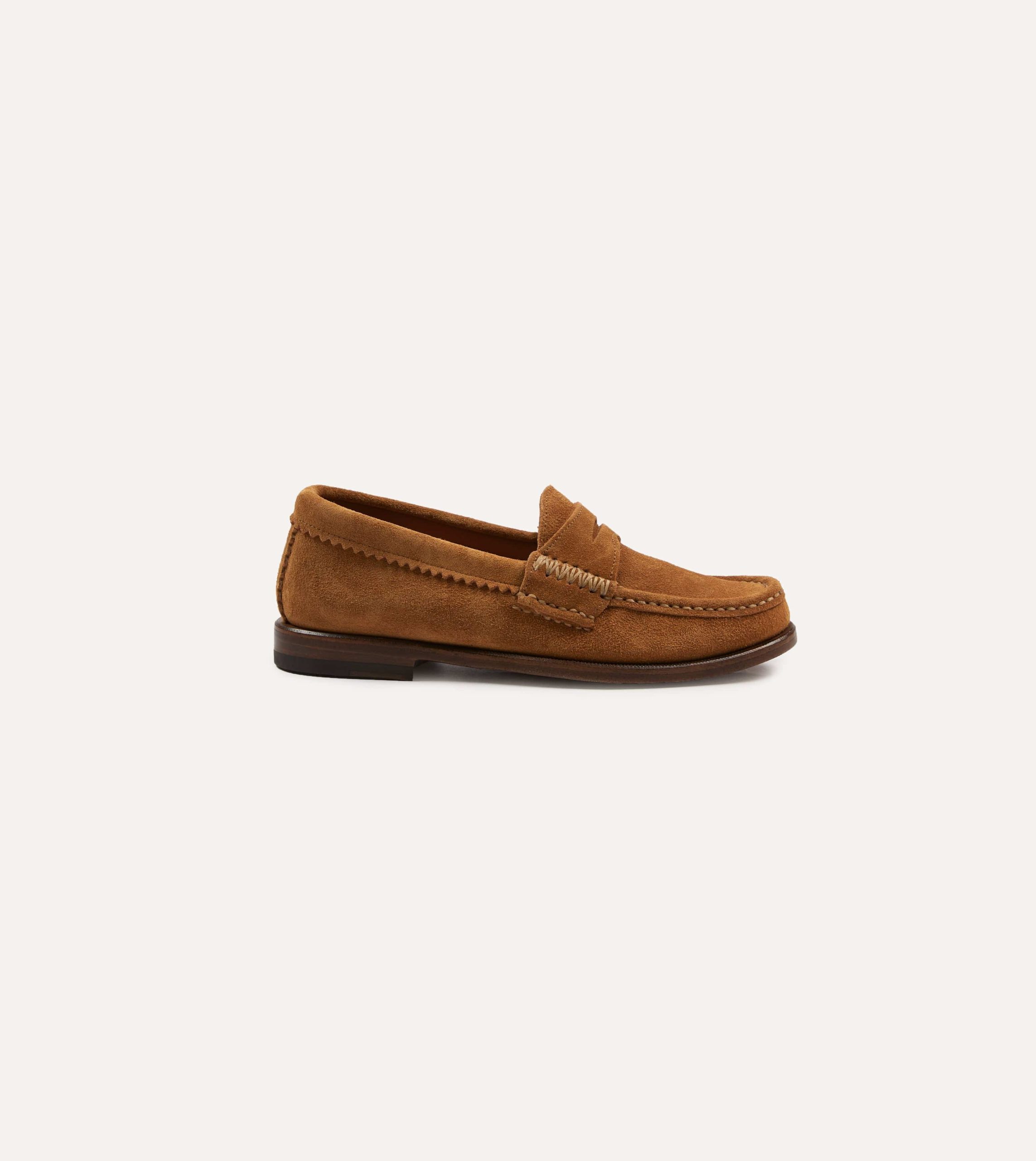 Yuketen Brown Leather Rob's Loafer - Image 6