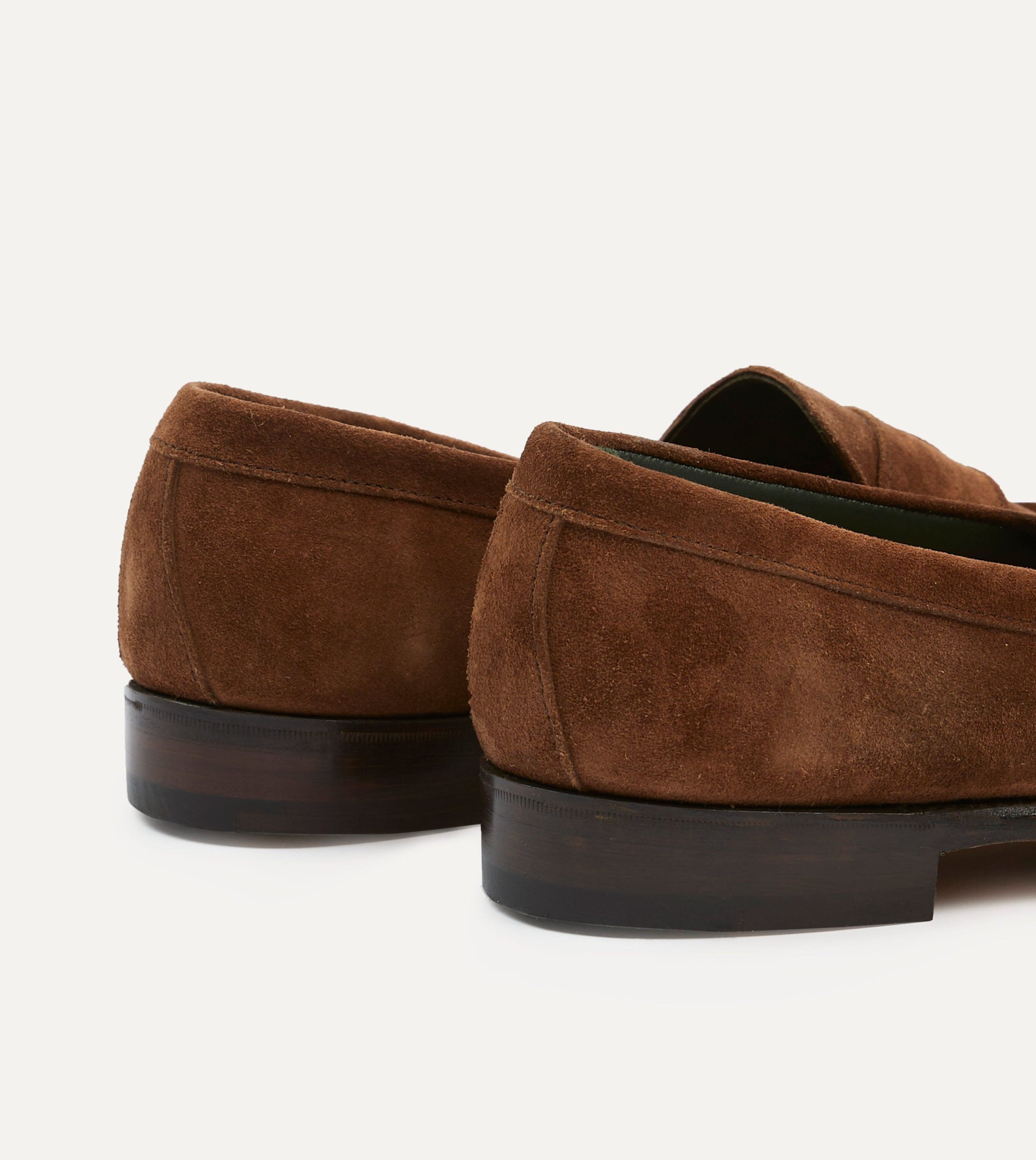 Snuff Suede Charles Mk II Goodyear Welted Penny Loafer - Image 5