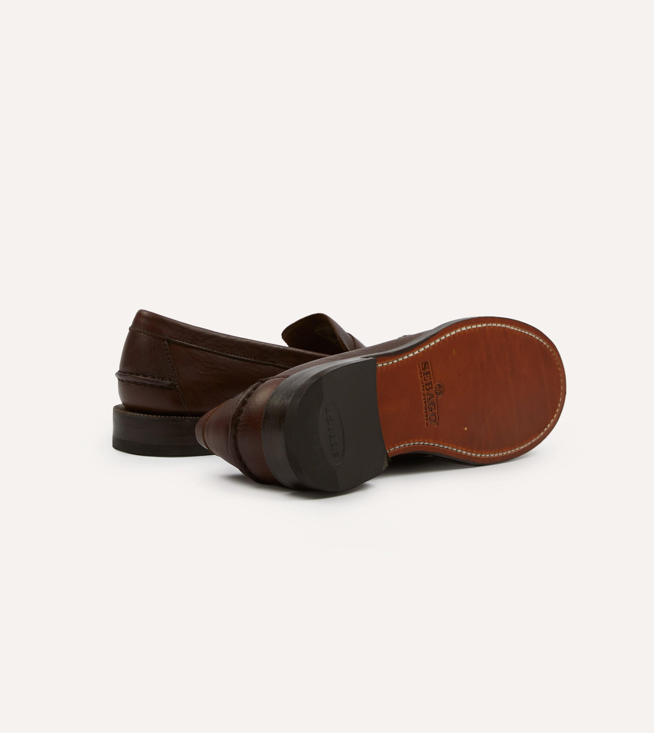 Drake's by Sebago Citysides Dan Bison Leather Loafer - Image 2