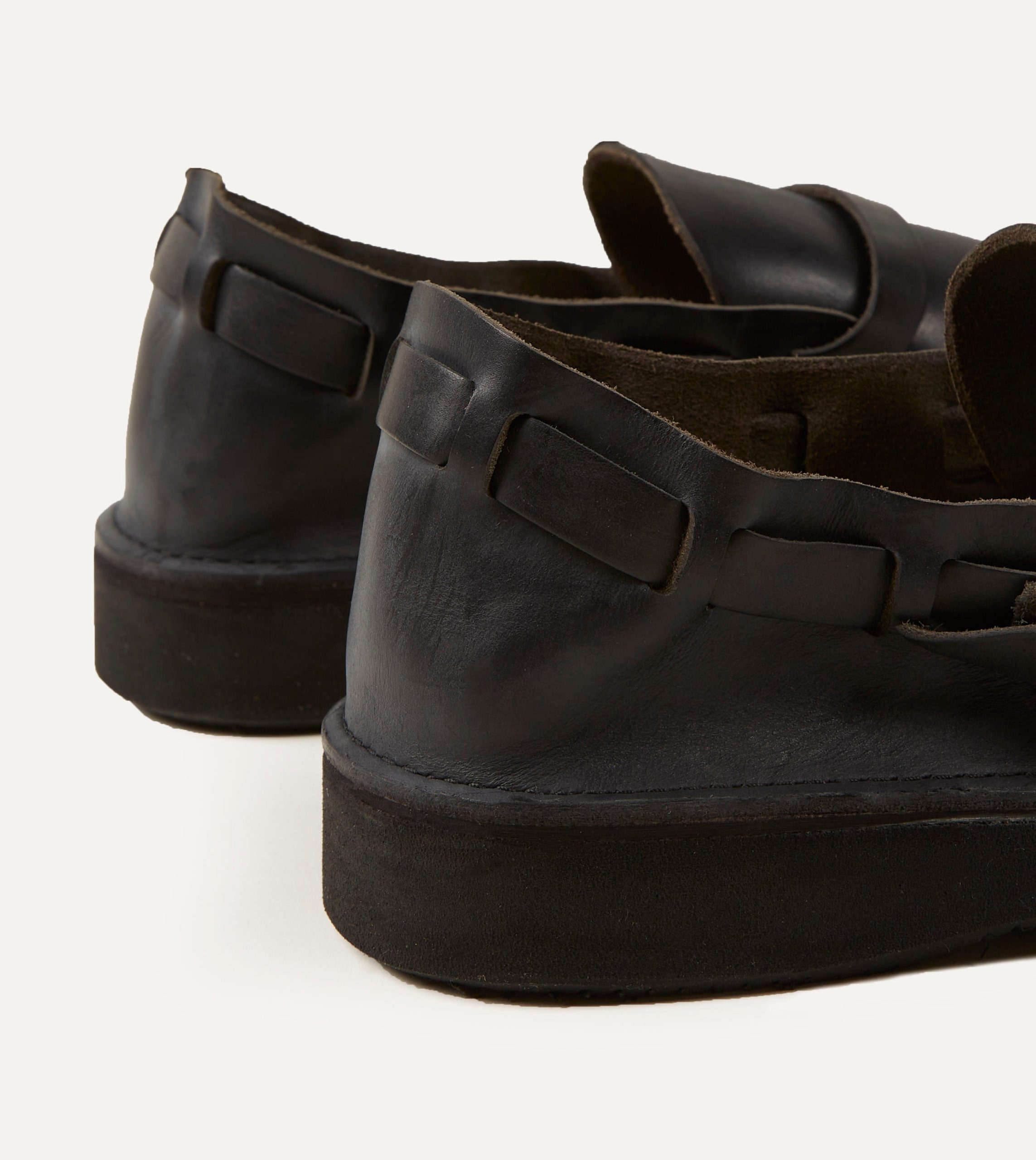 Aurora Shoe Co. Middle English Black Full Grain Leather Shoe - Image 5