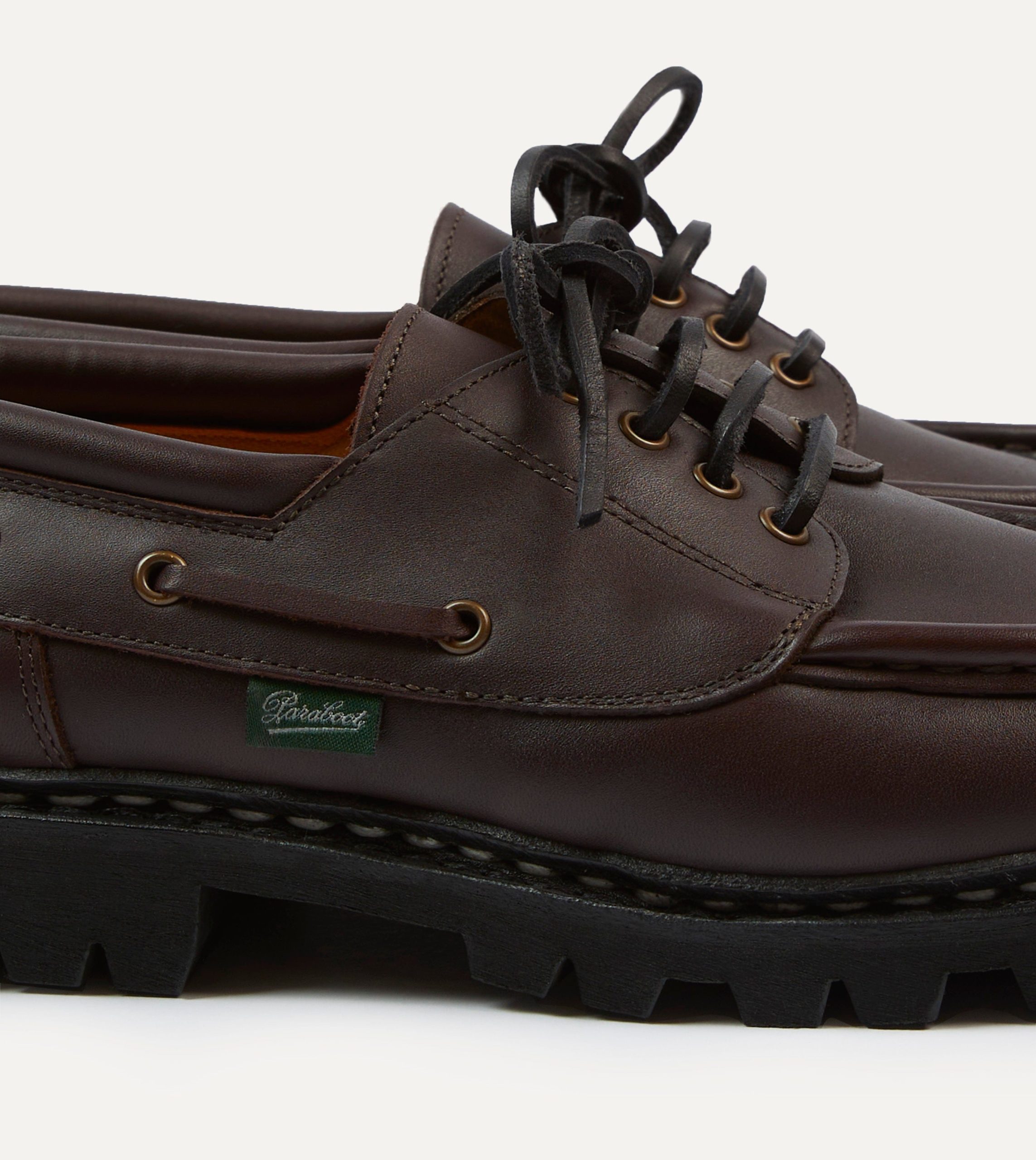 Paraboot Chimey Ébène Calf Leather Derby Shoe - Image 3