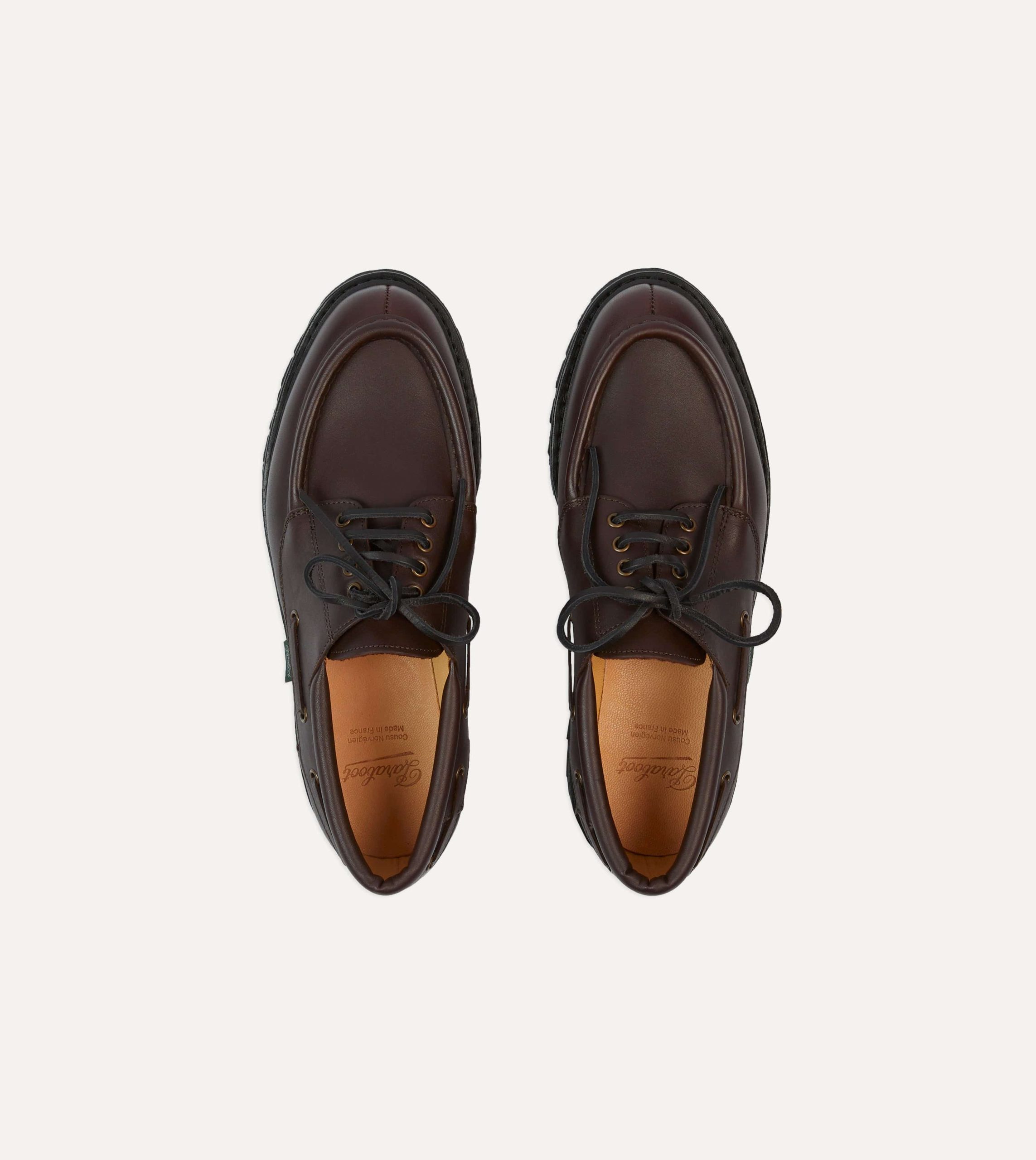 Paraboot Chimey Ébène Calf Leather Derby Shoe - Image 4