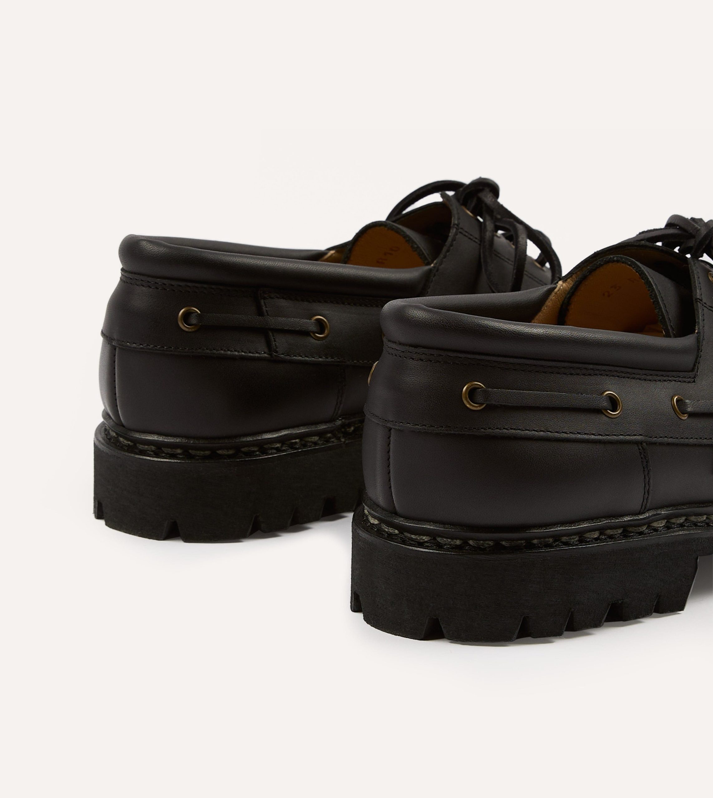 Paraboot Chimey Noir Calf Leather Derby Shoe - Image 5