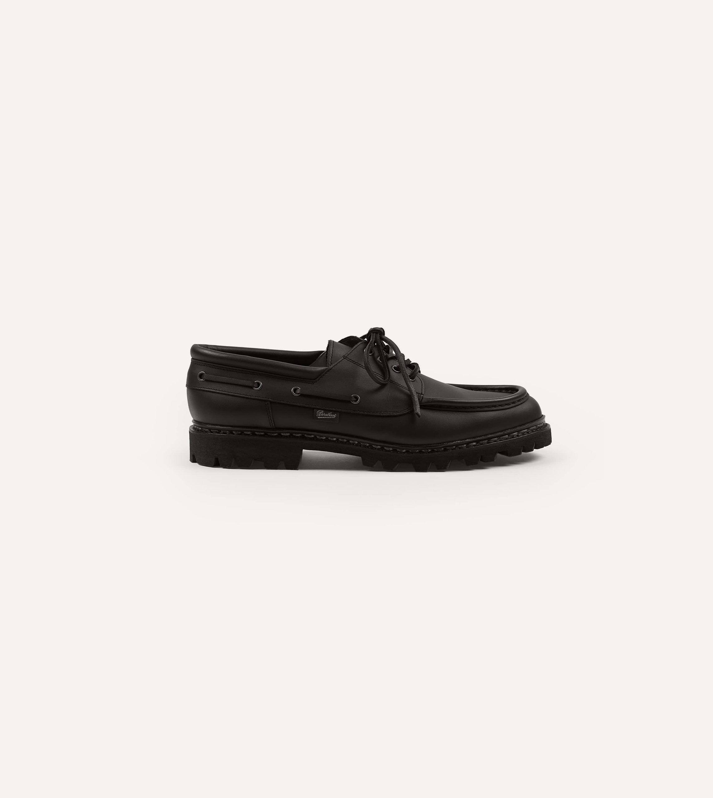 Paraboot Chimey Noir Calf Leather Derby Shoe - Image 6