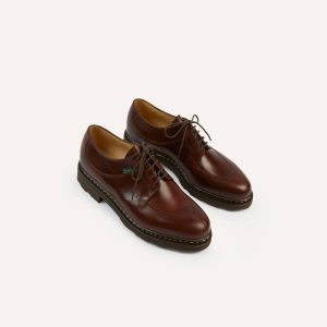 Paraboot Avignon Brown Leather Derby Shoe