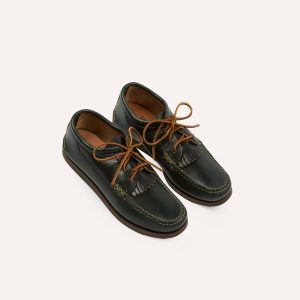 Yuketen Navy Kiltie Blucher with Camp Sole