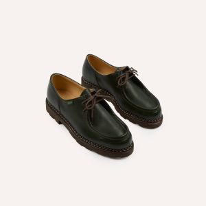 Paraboot Michael Vert Leather Derby Shoe