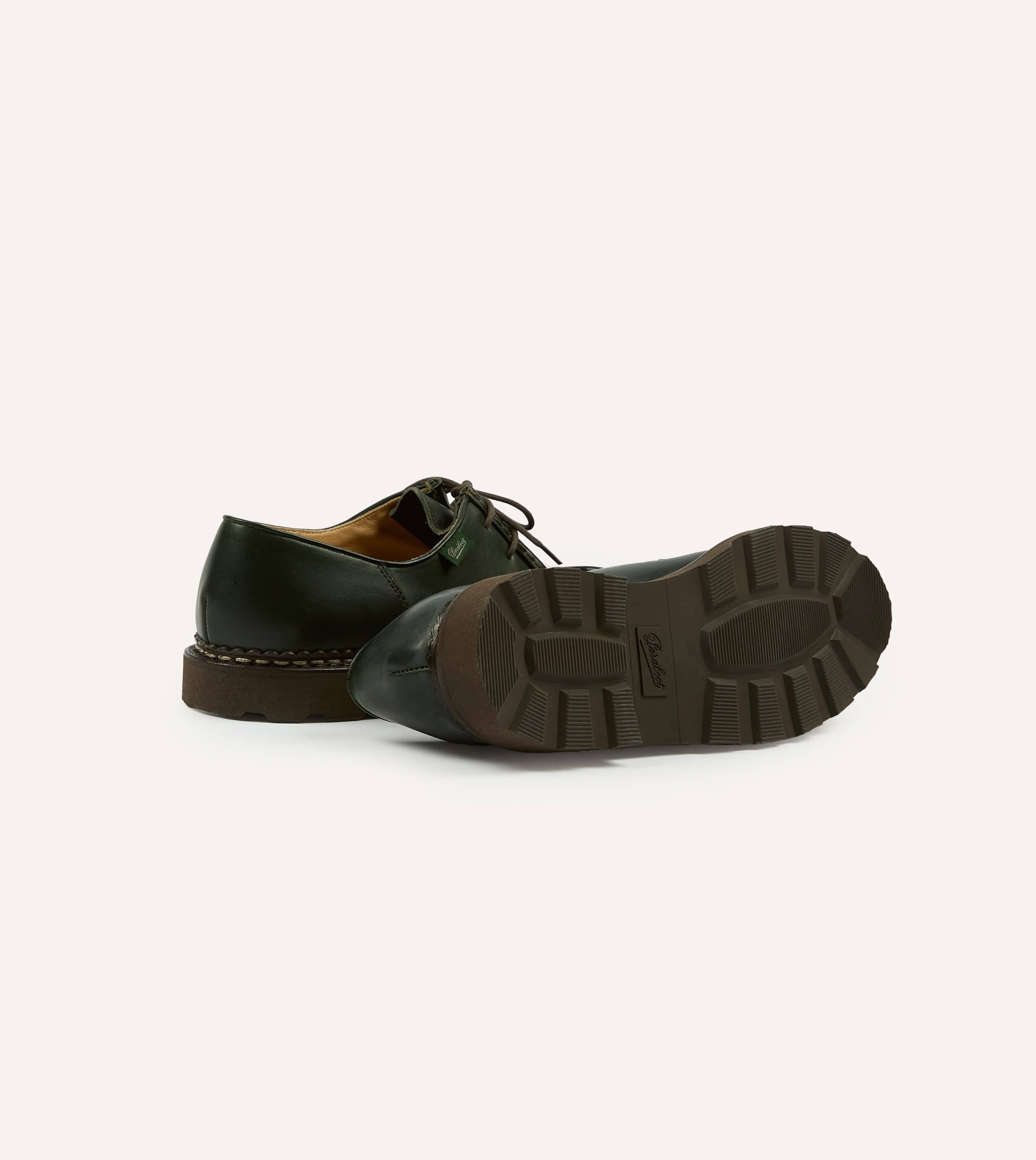 Paraboot Michael Vert Leather Derby Shoe - Image 2