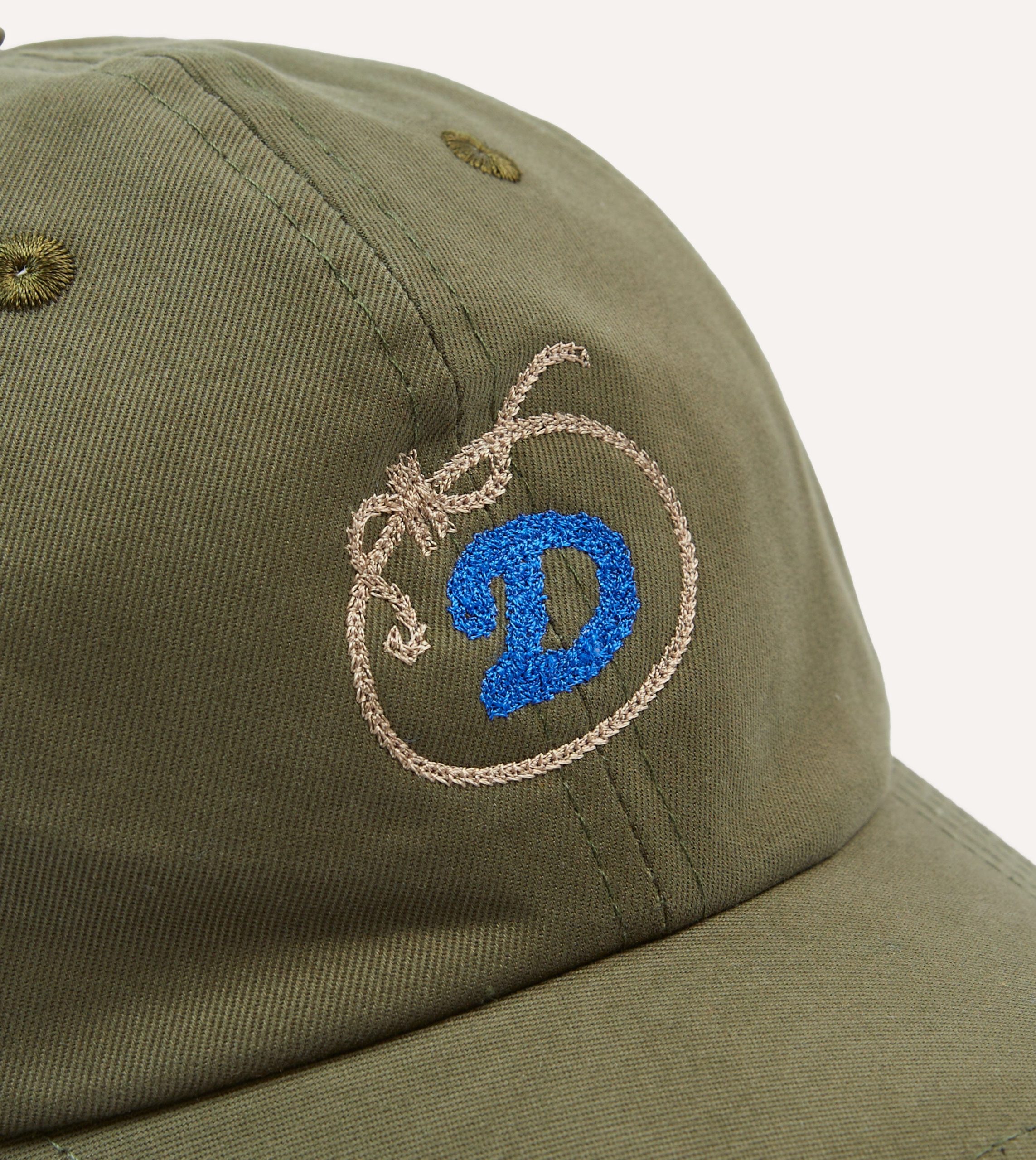 'D' Lasso Emblem Cotton Twill Baseball Cap - Image 3