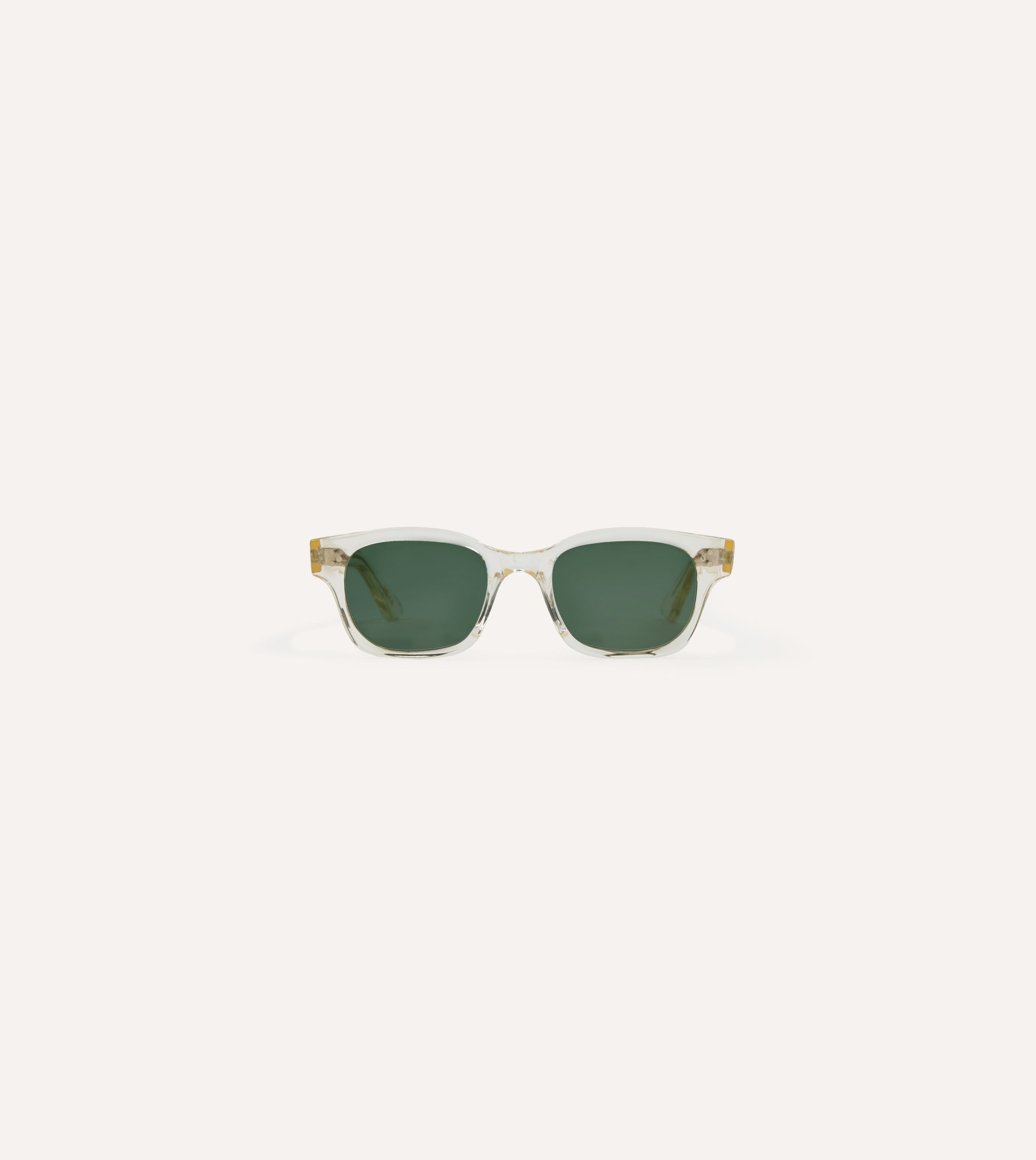 Drake's by Ransome Champagne Rectangle Frame Sunglasses