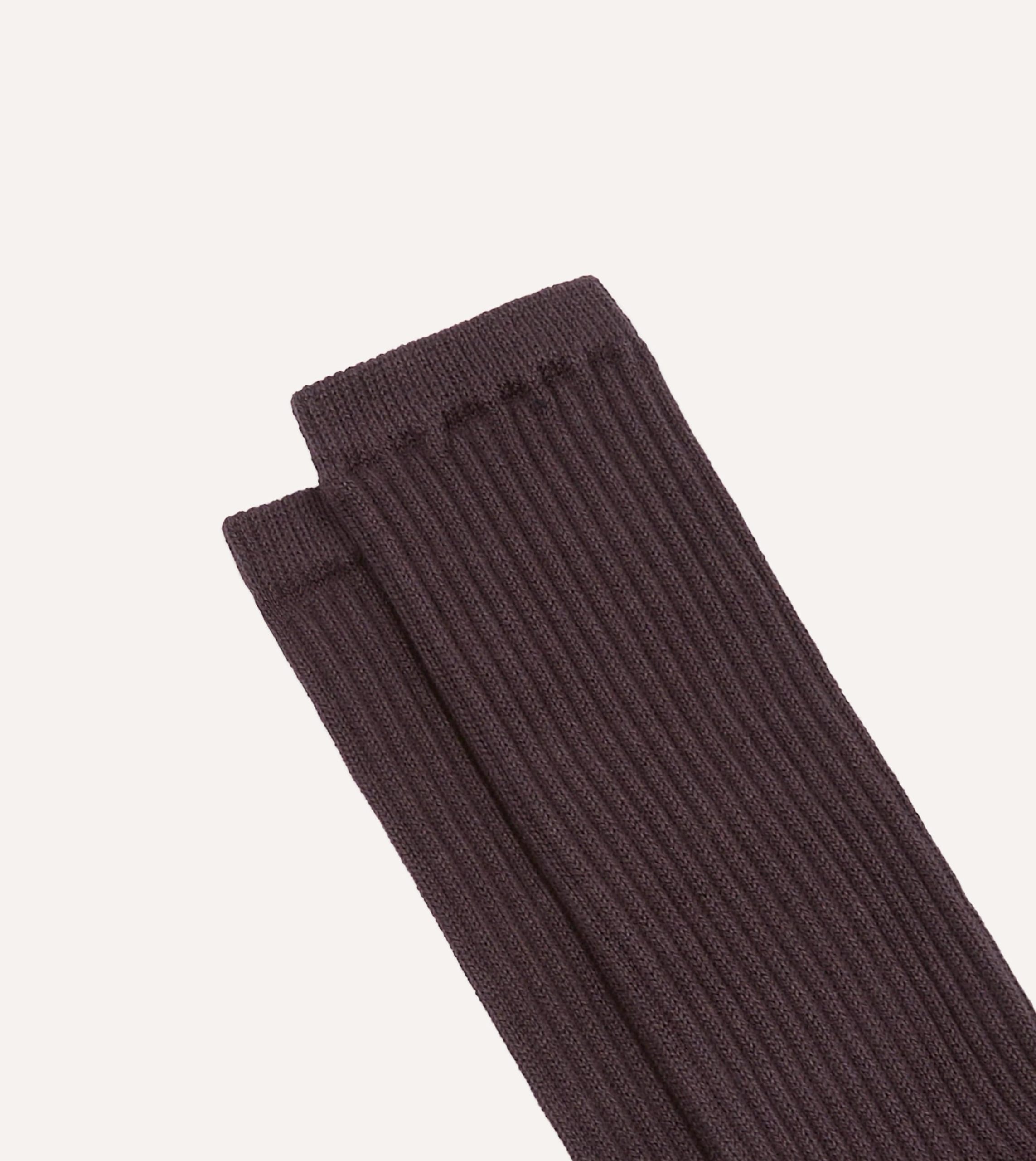 Dark Purple Cotton Sports Socks - Image 3
