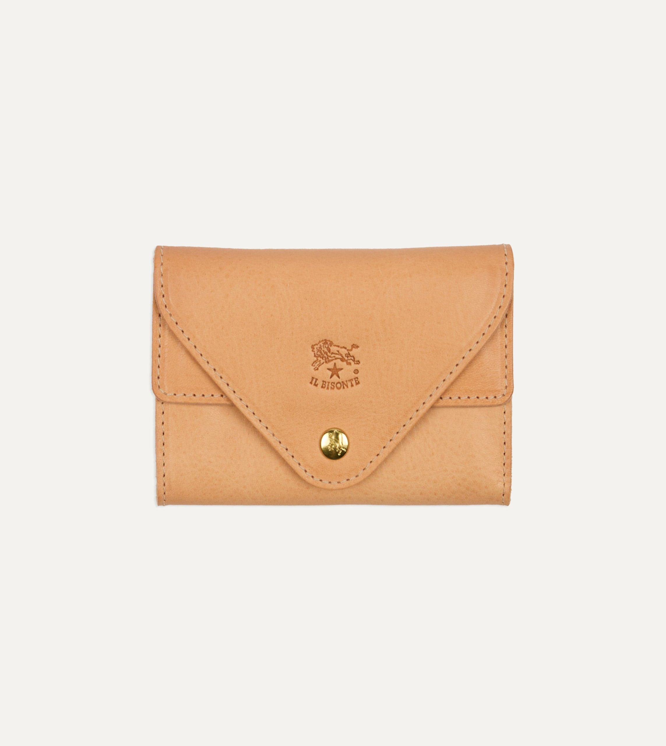 Il Bisonte Leather Double Fold Card Case