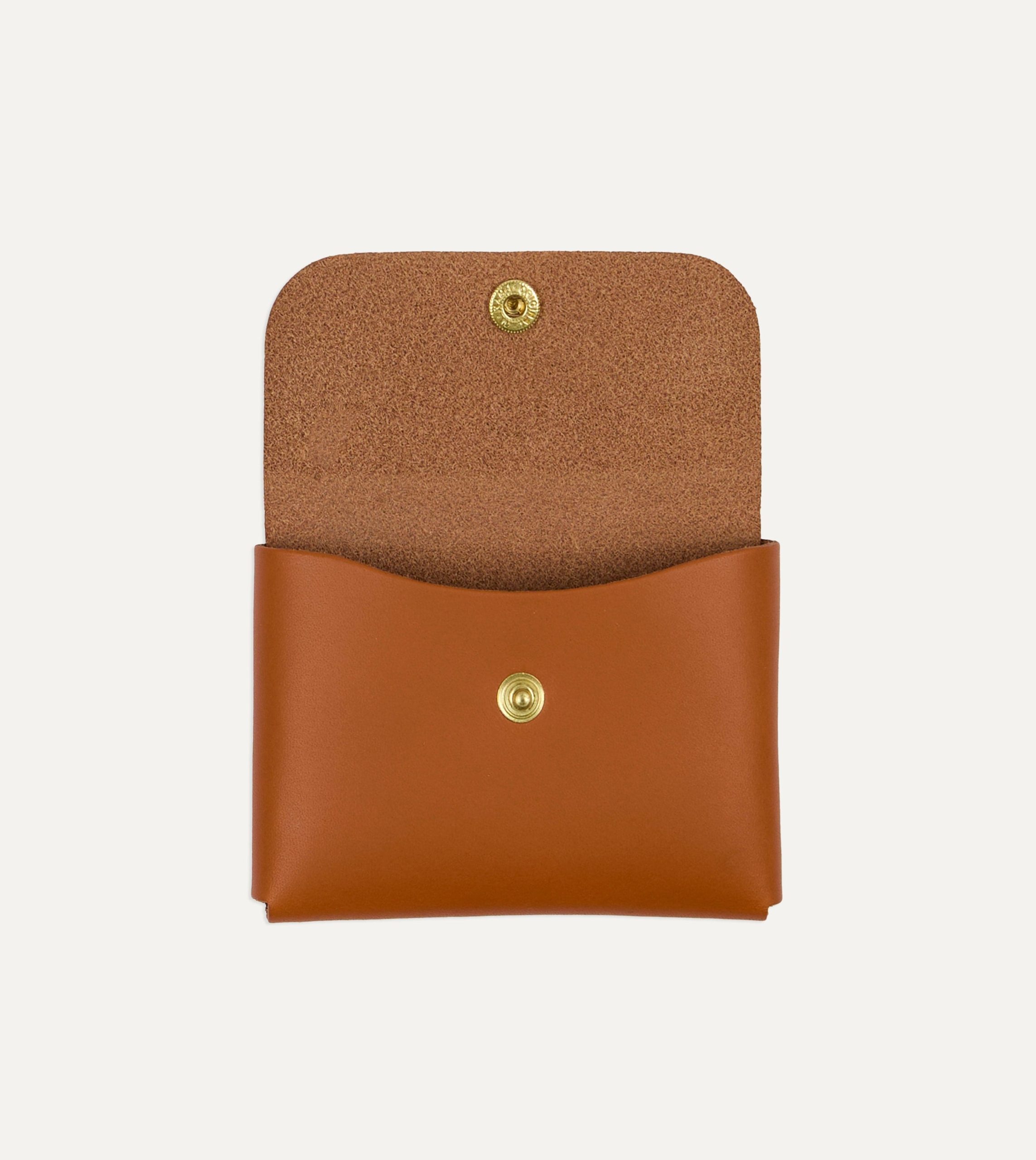 Il Bisonte Leather Stud Card Case - Image 2
