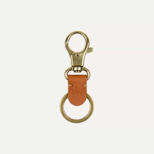 Il Bisonte Leather Key Clip
