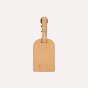 Il Bisonte Leather Luggage Tag