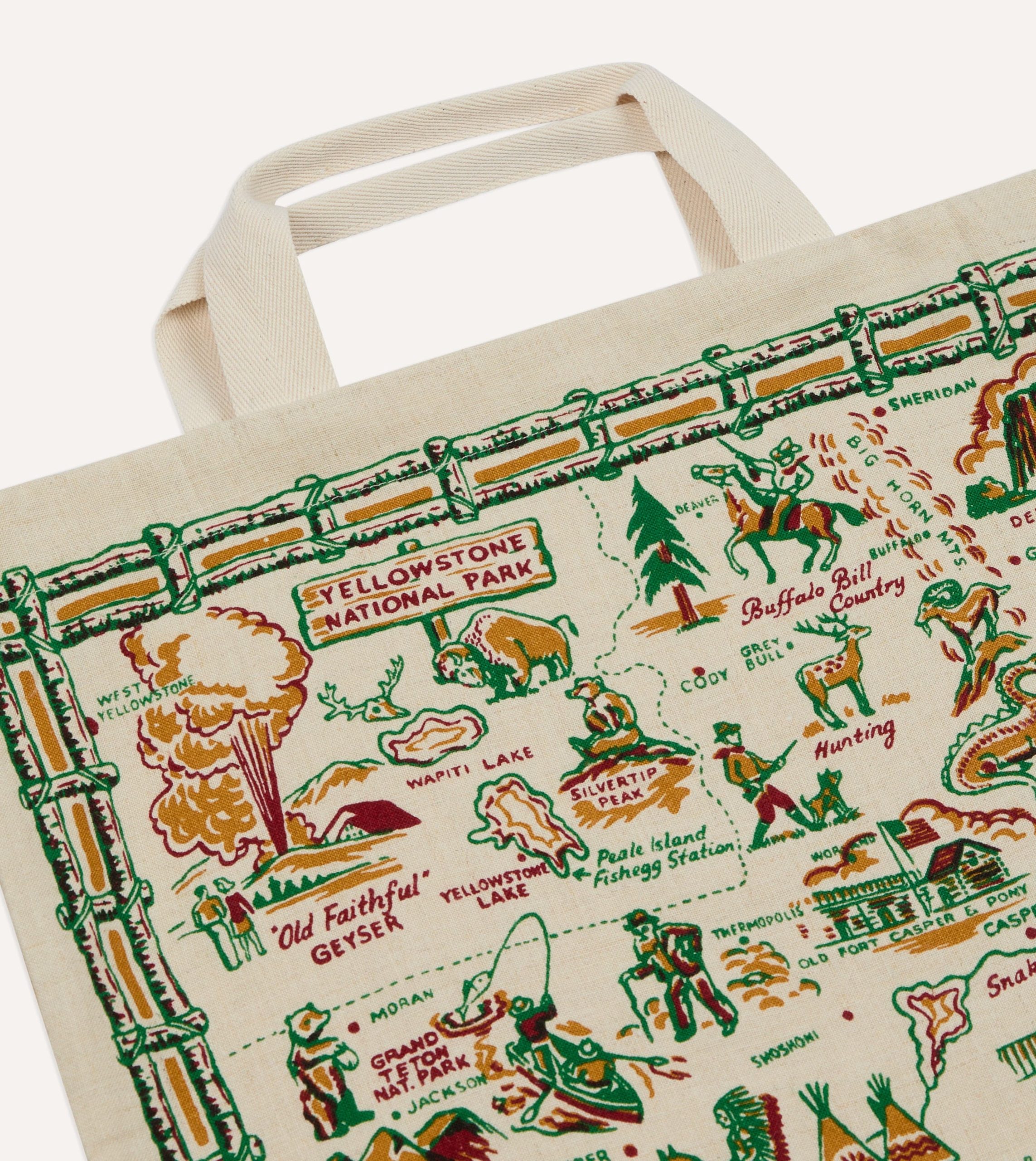 Rocky Mountain Featherbed Wyoming Tote Bag - Image 2