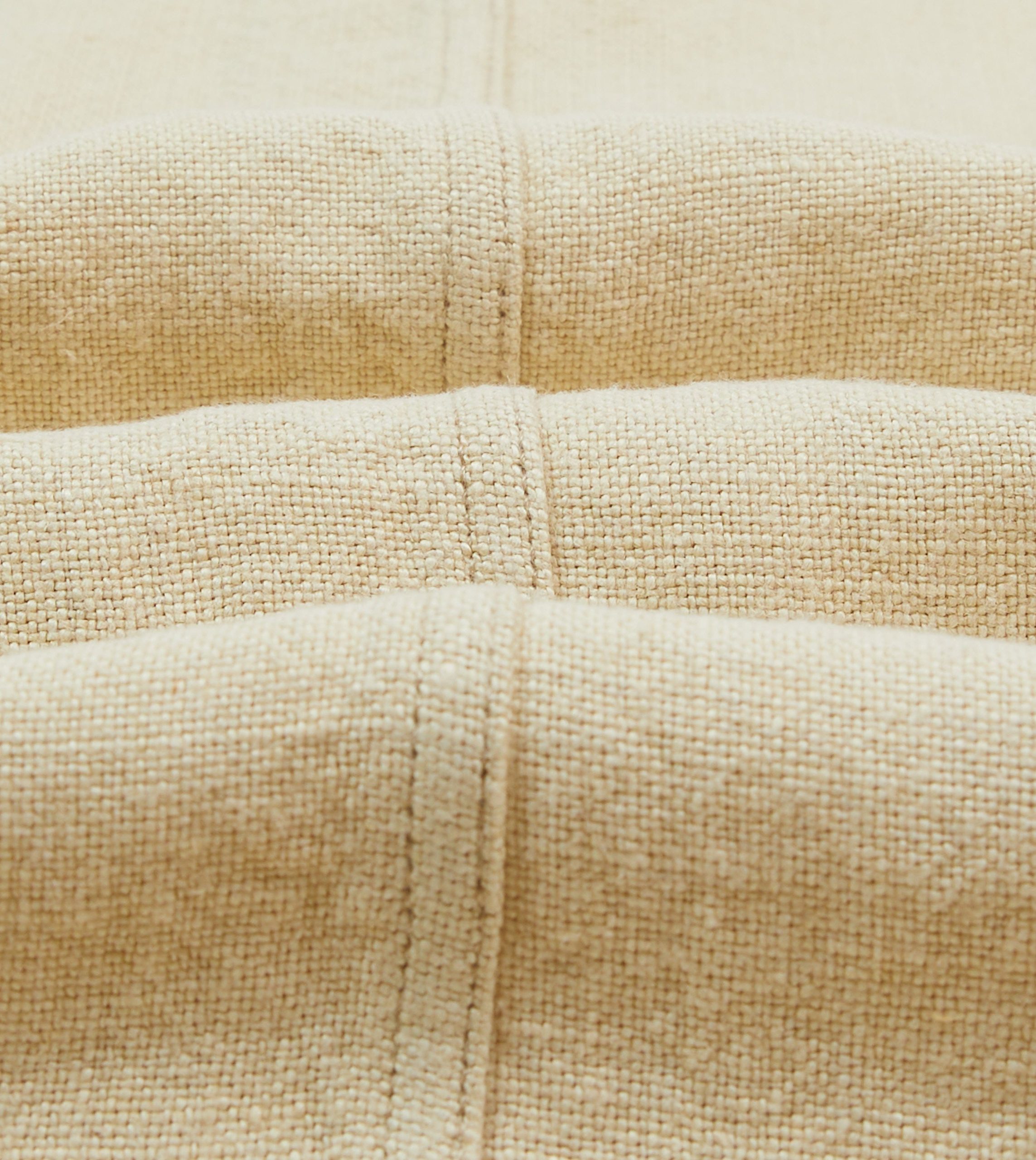 Ecru Linen Five-Pocket Chore Jacket - Image 2