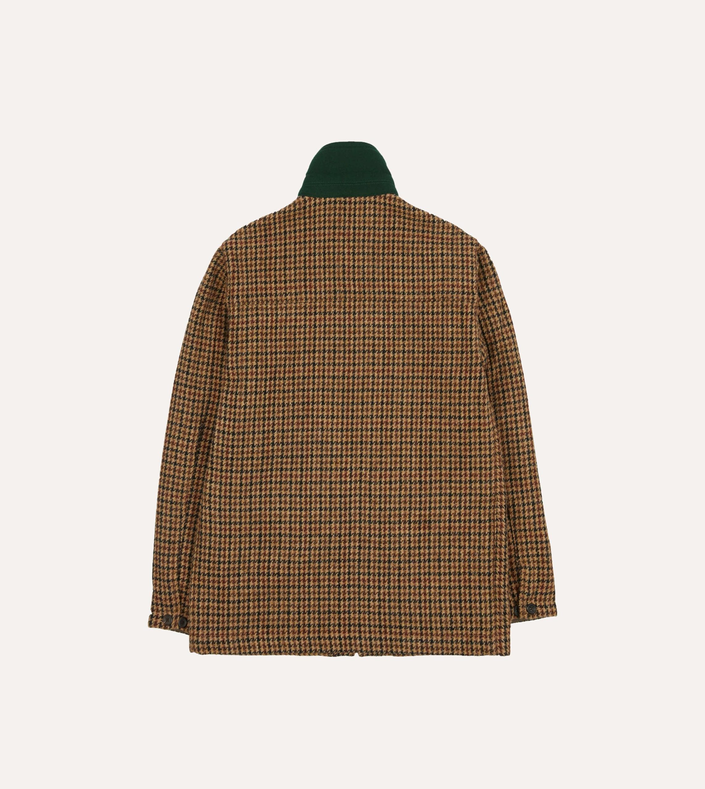 Houndstooth Check Harris Tweed Donkey Jacket - Image 9