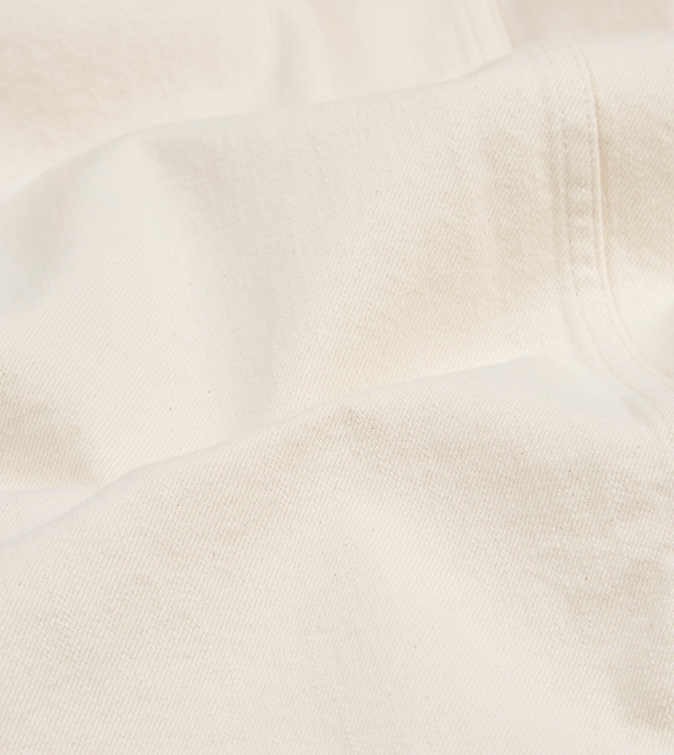 Ecru Selvedge Denim Five-Pocket Chore Jacket - Image 2