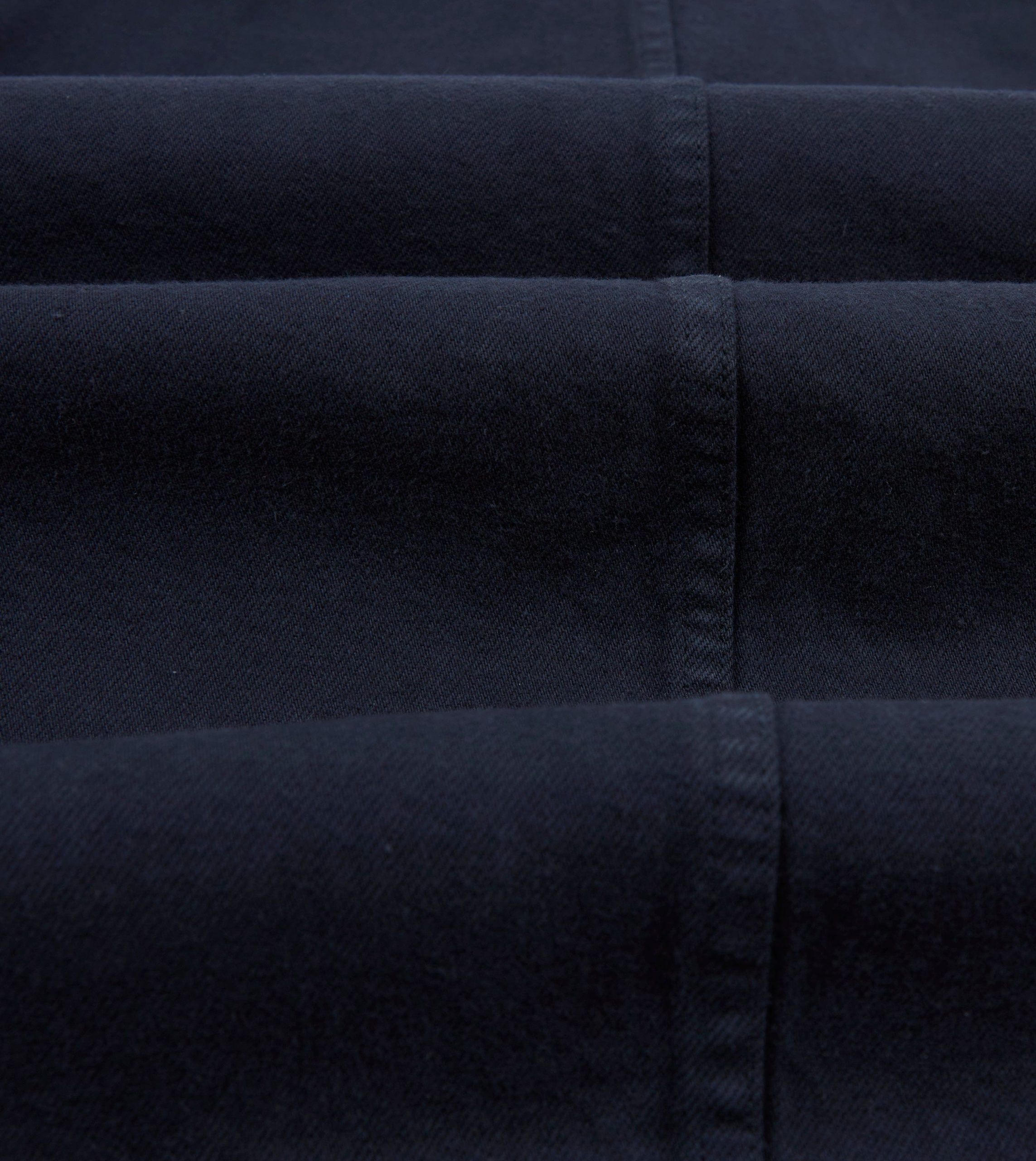 Navy Heavy Twill Cotton Five-Pocket Chore Jacket - Image 2