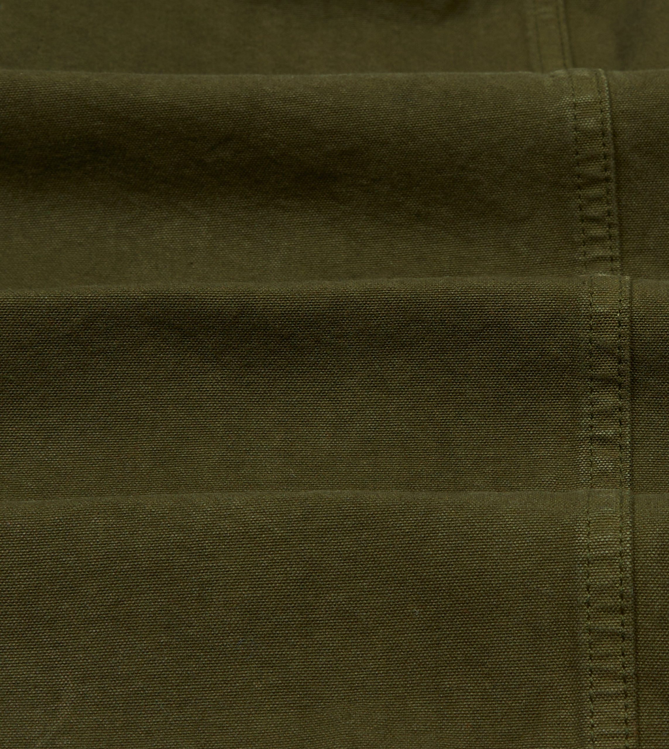 Olive Cotton Duck Canvas Five-Pocket Chore Jacket - Image 2