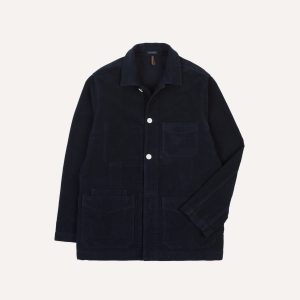 St. JOHN by Drake's Navy Moleskin Five-Pocket Chore Jacket