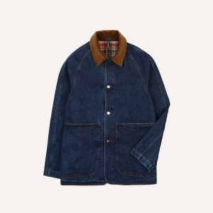 Stone Wash Denim Field Jacket