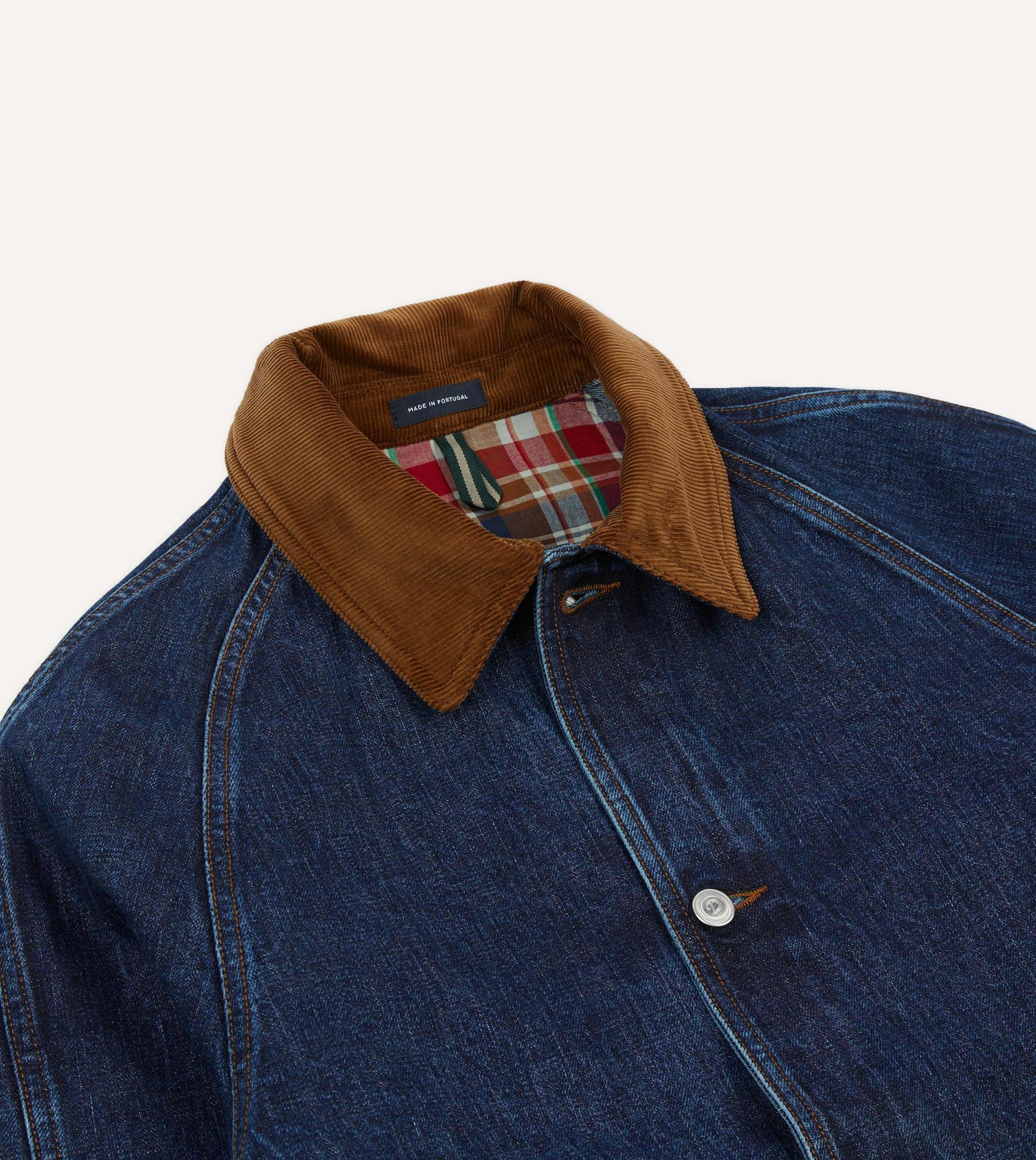 Stone Wash Denim Field Jacket - Image 3