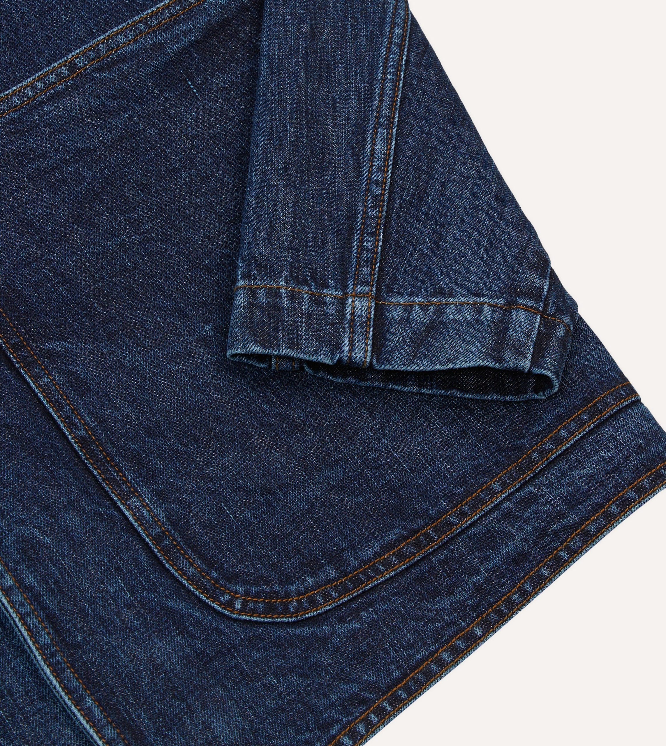 Stone Wash Denim Field Jacket - Image 4