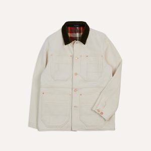 Ecru Denim Welder Jacket