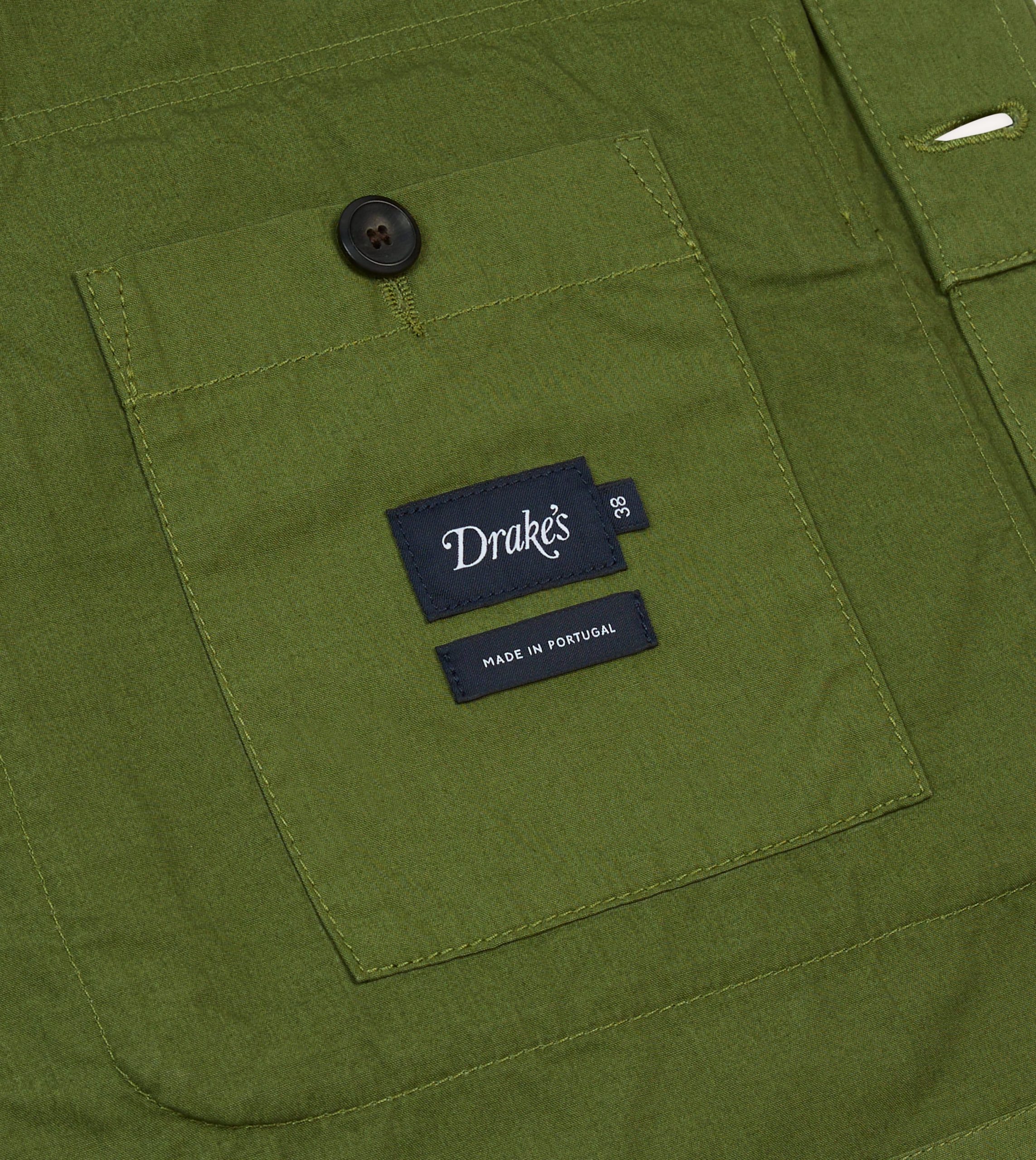 Olive Cotton Jungle Jacket - Image 7