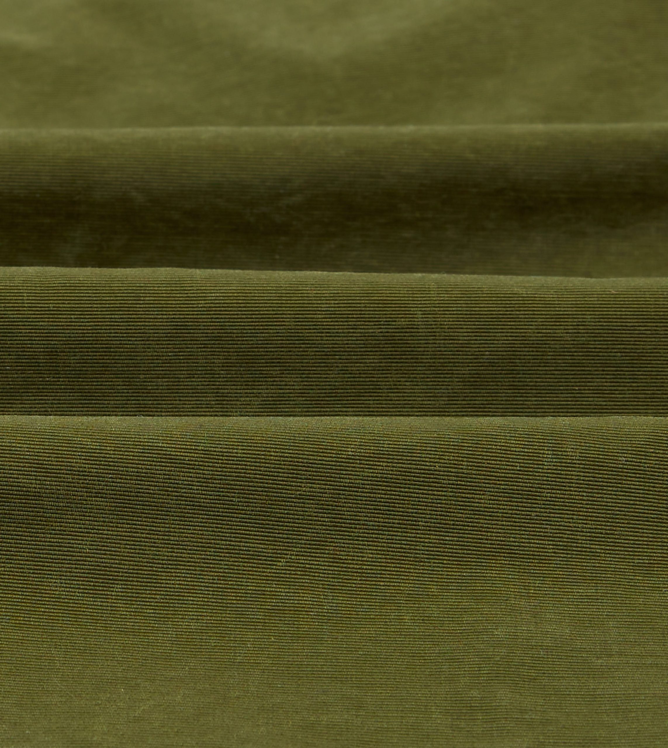 Olive Cotton Blouson Jacket - Image 2