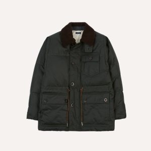 Green Waxed Cotton Expedition Parka