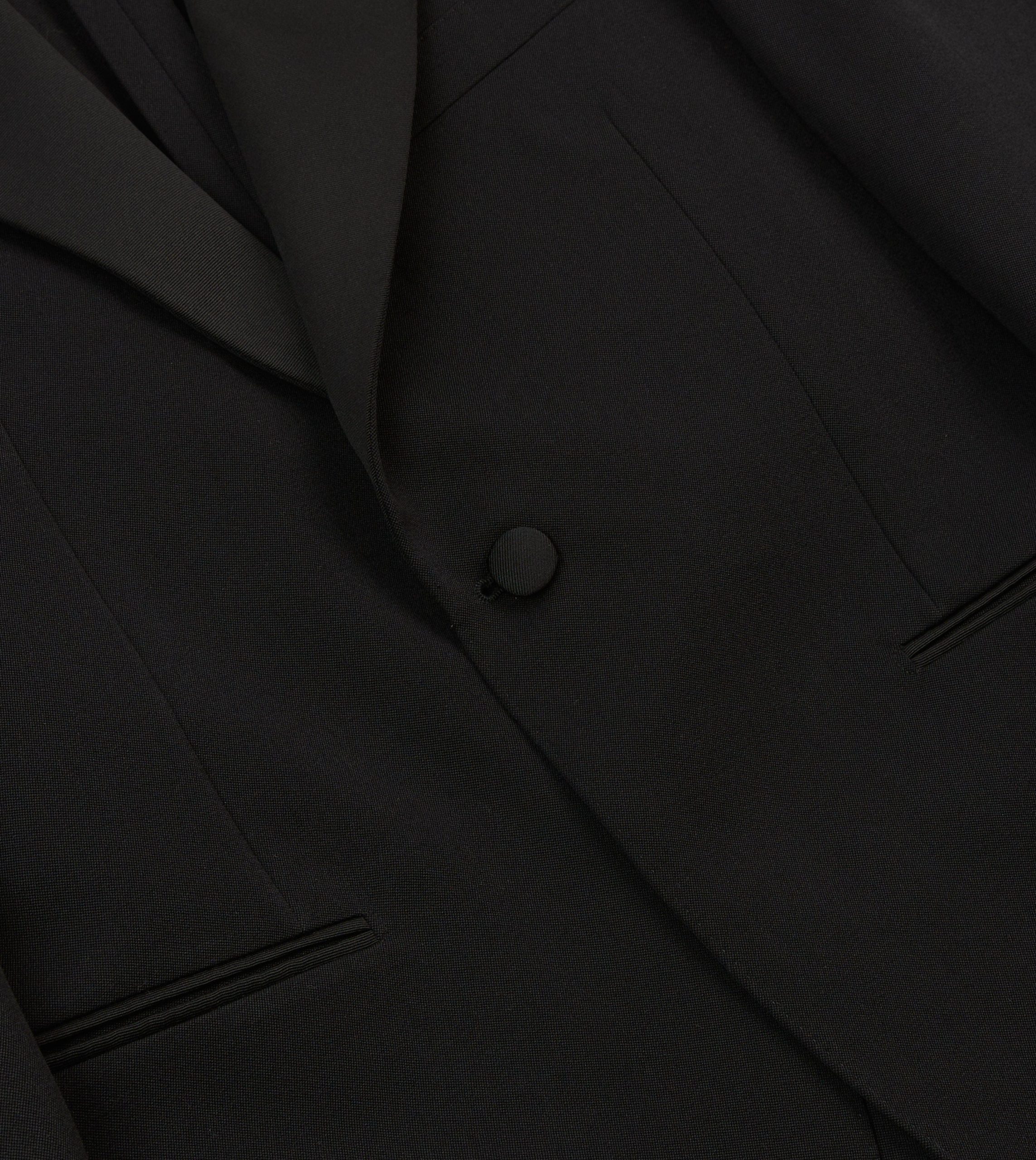 Black Barathea Wool Dinner Jacket - Image 5