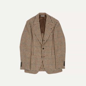 Ecru Gun Club Check Tweed Blazer