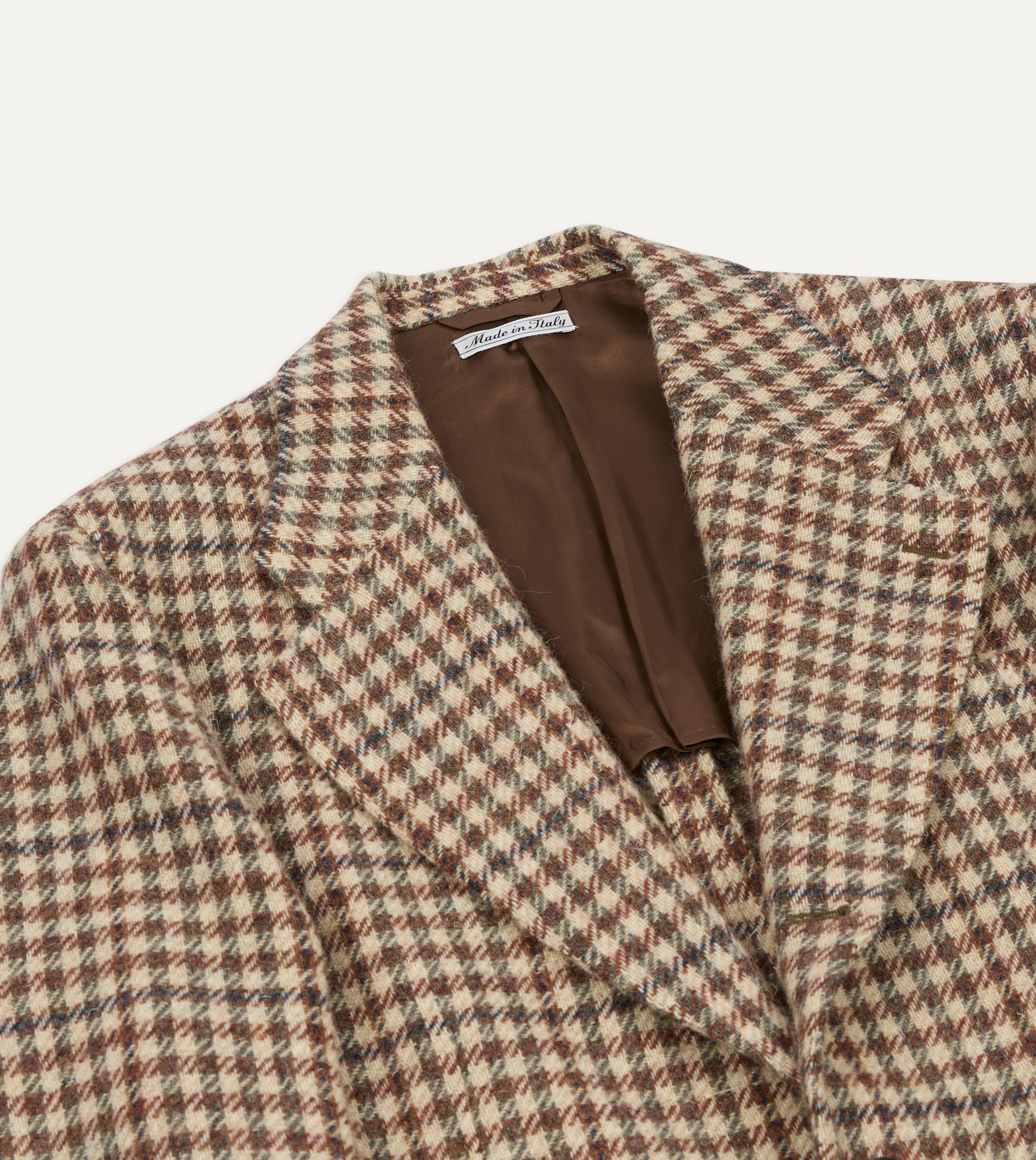 Ecru Gun Club Check Tweed Blazer - Image 3