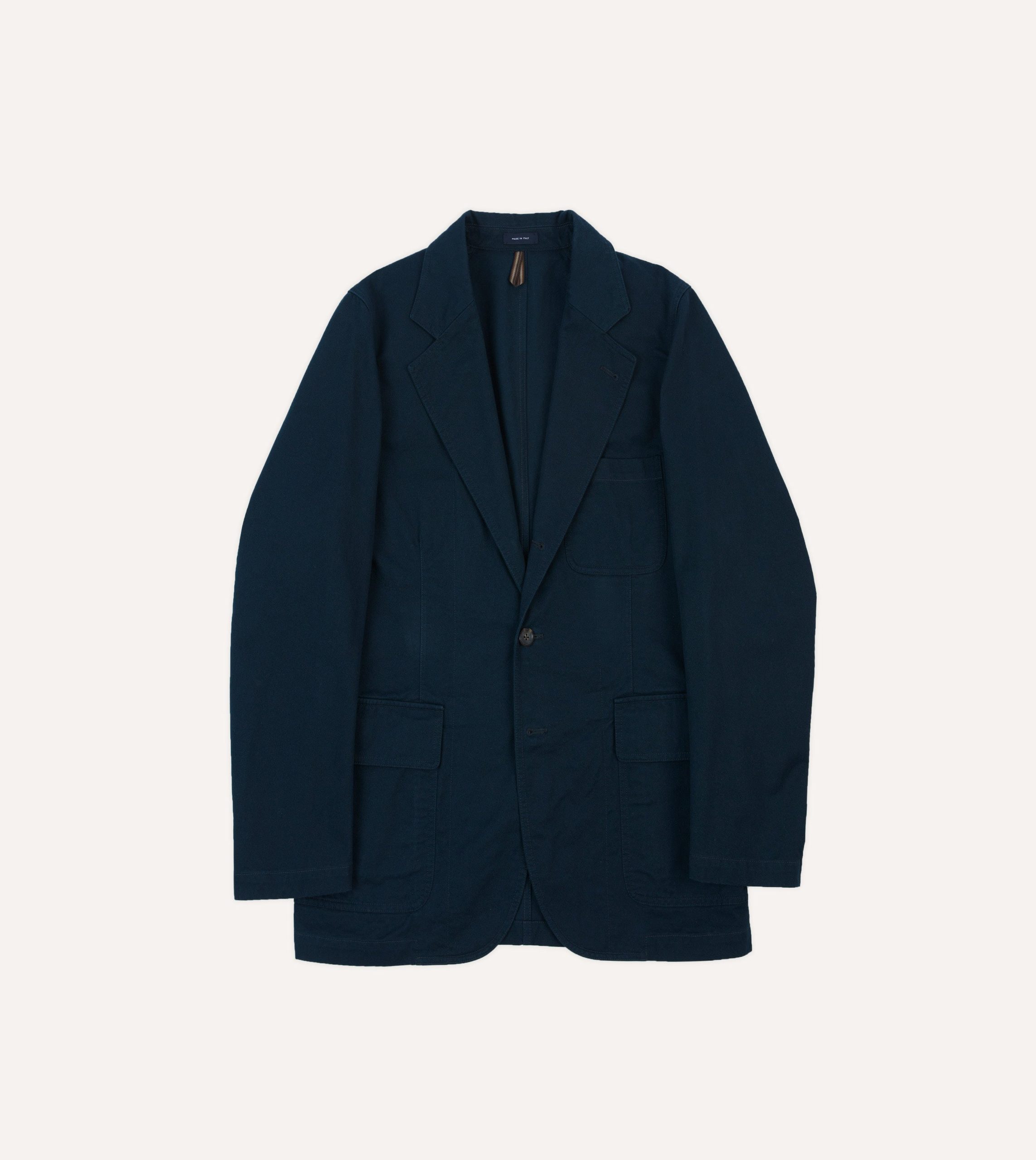 Navy Vintage Wash Cotton Games Blazer Mk. I