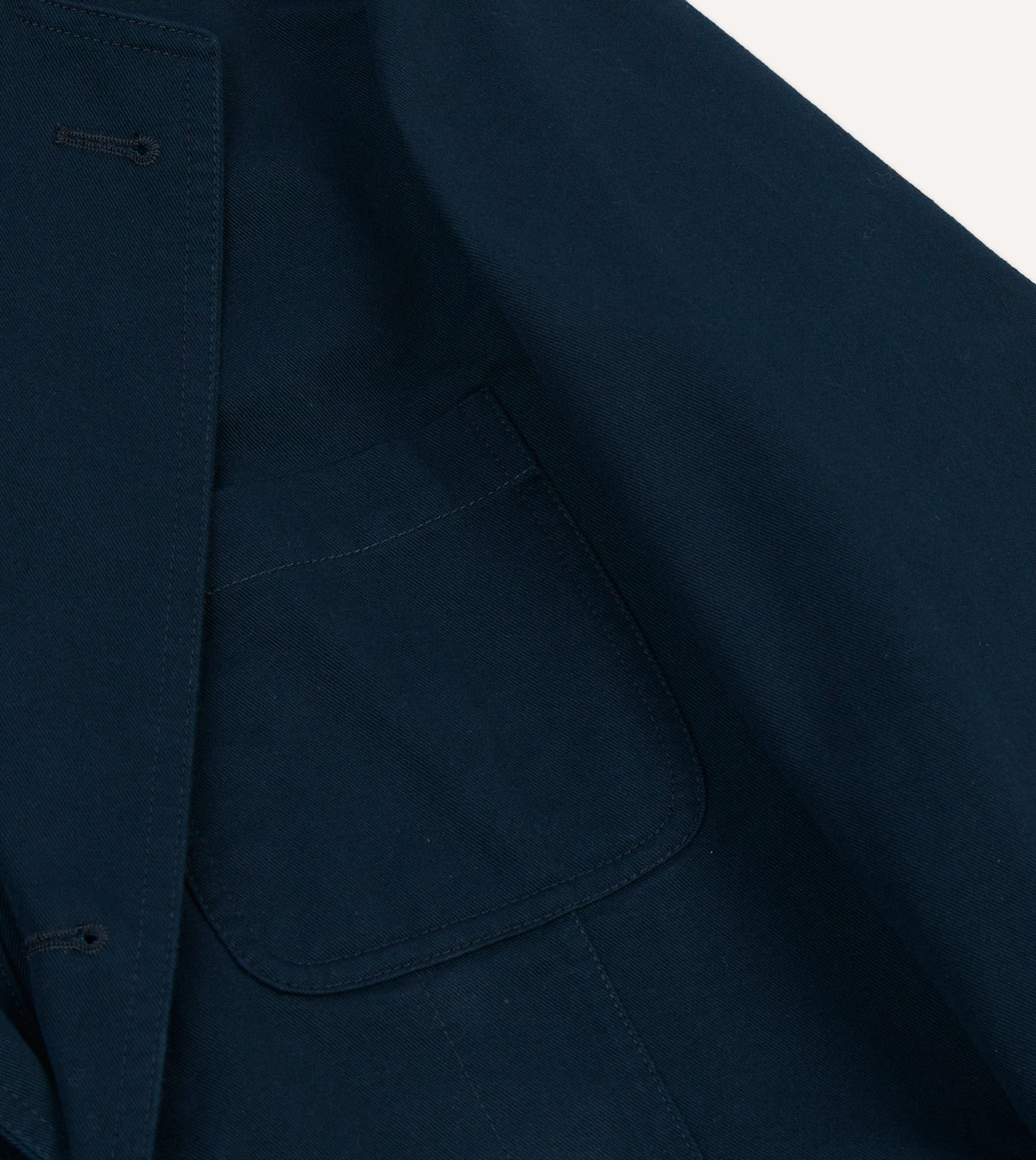 Navy Vintage Wash Cotton Games Blazer Mk. I - Image 4