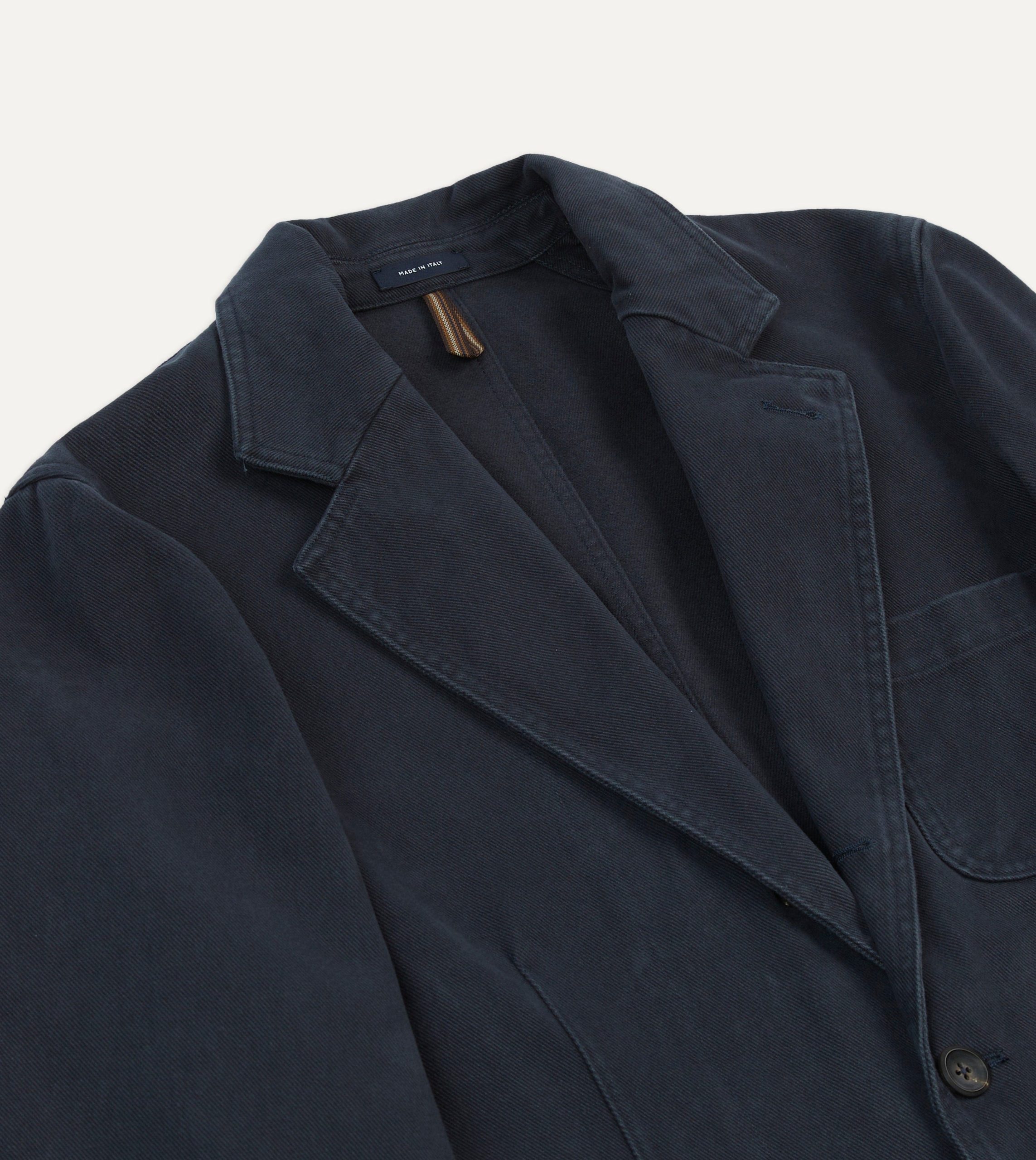 Dark Navy Heavy Cotton Twill Games Blazer Mk. I - Image 3