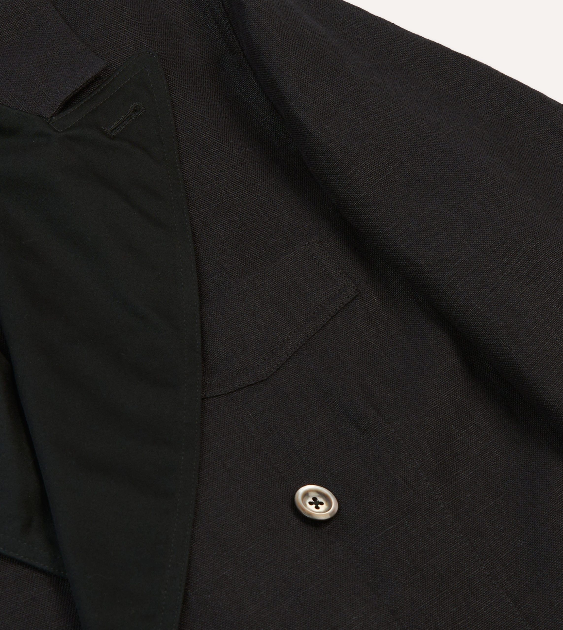 Black Linen Games Mk. V Dinner Jacket - Image 4