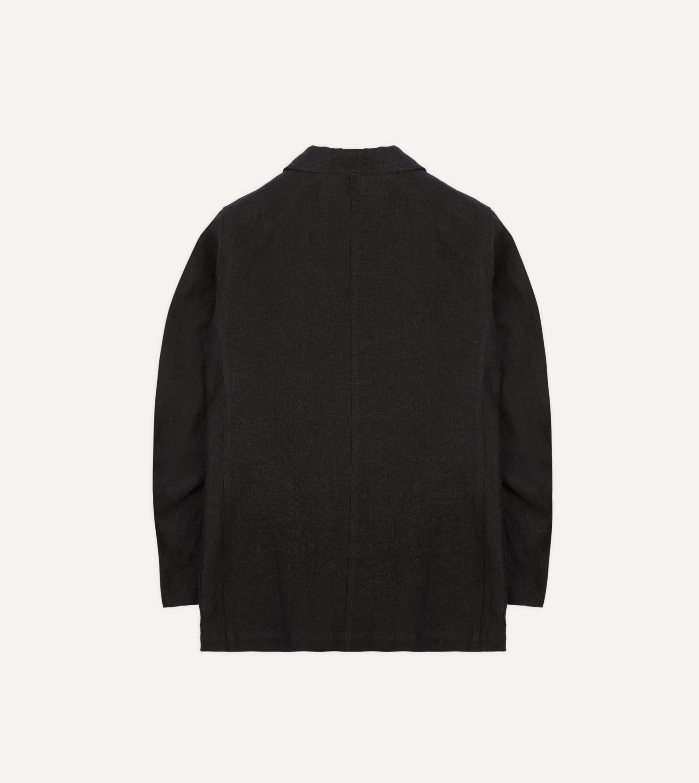 Black Linen Games Mk. V Dinner Jacket - Image 8