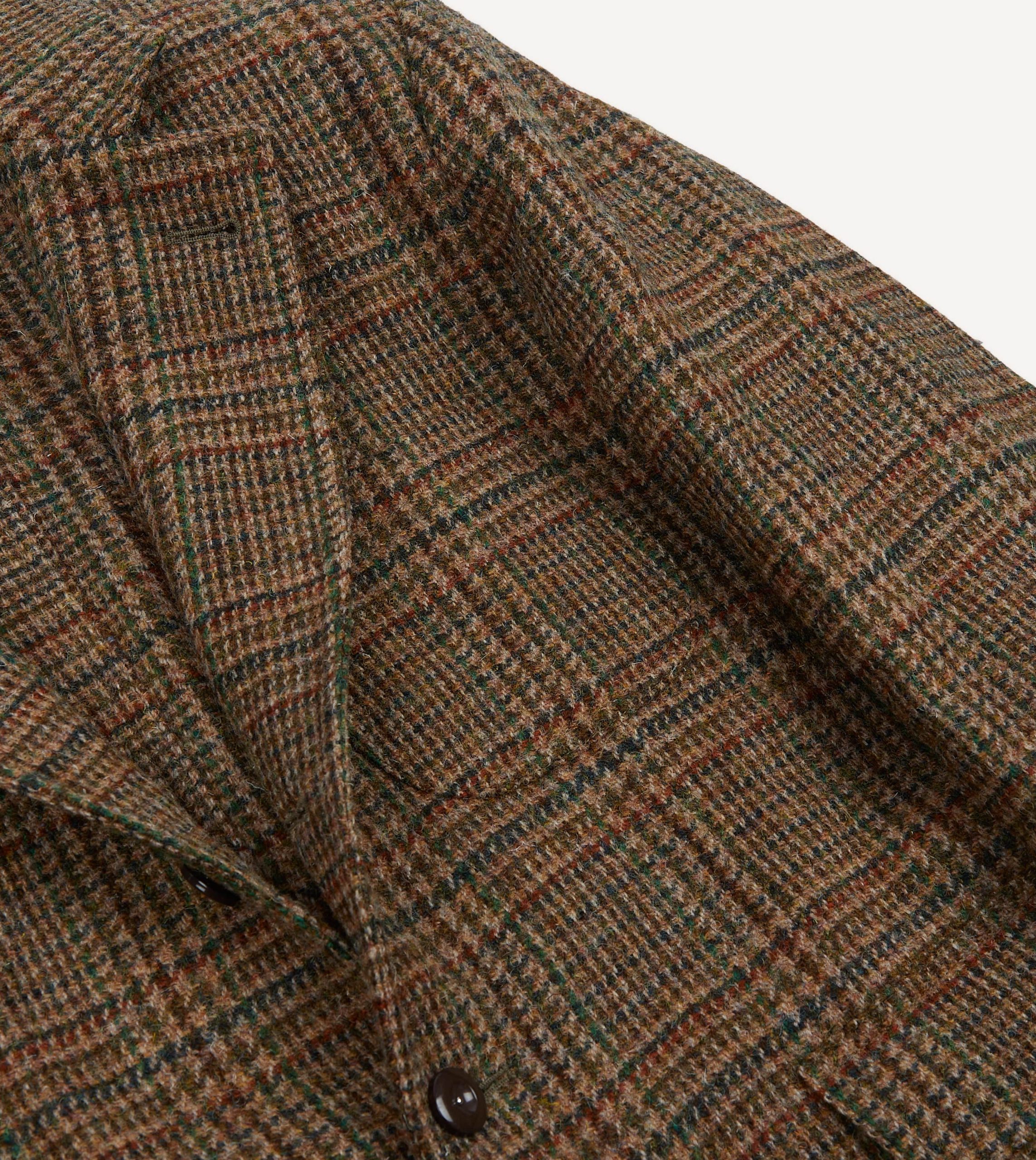 Brown Prince of Wales Check Harris Tweed Games Blazer Mk. VII - Image 5